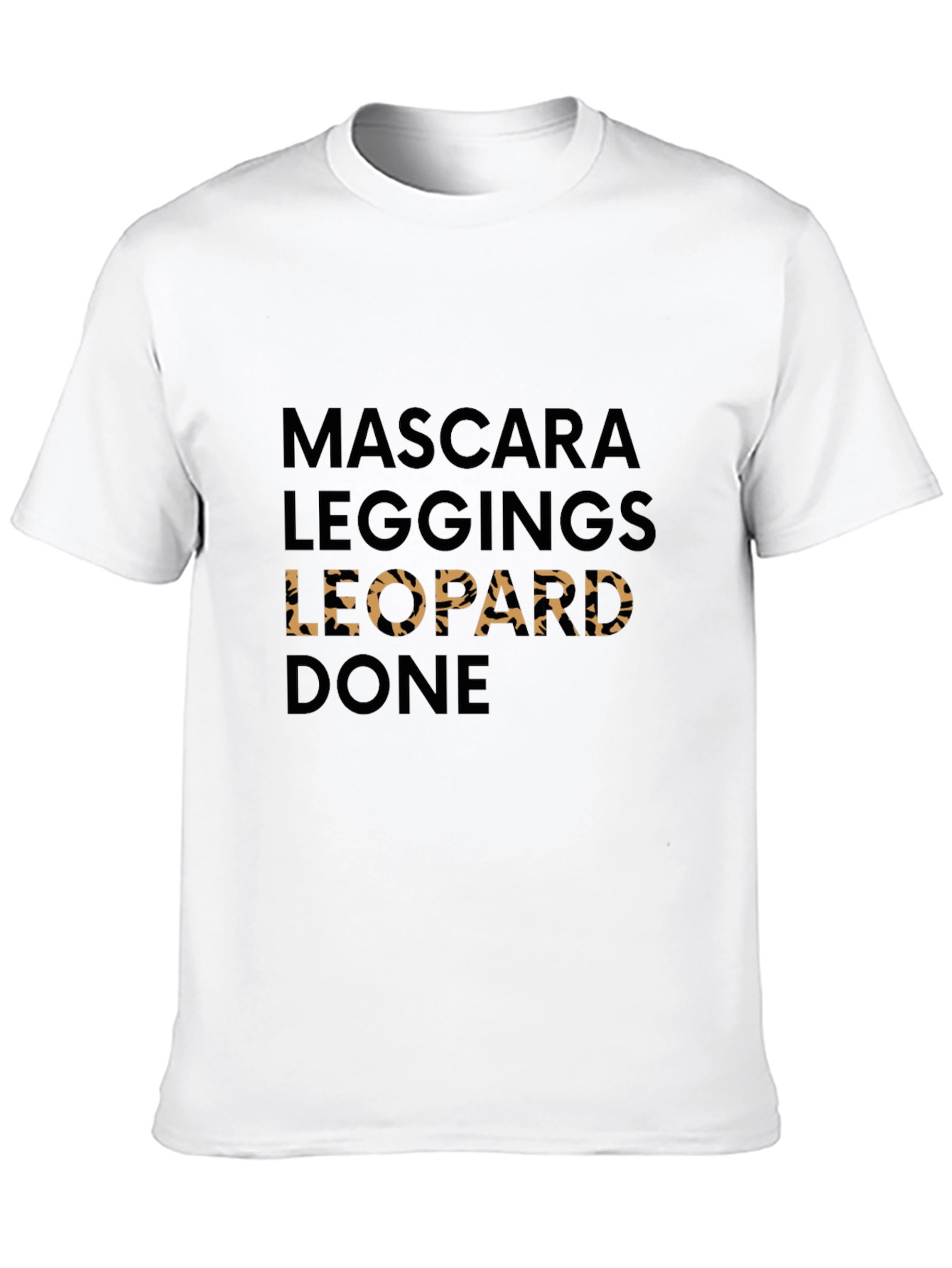Mascara Leggings Leopard Done T-Shirt