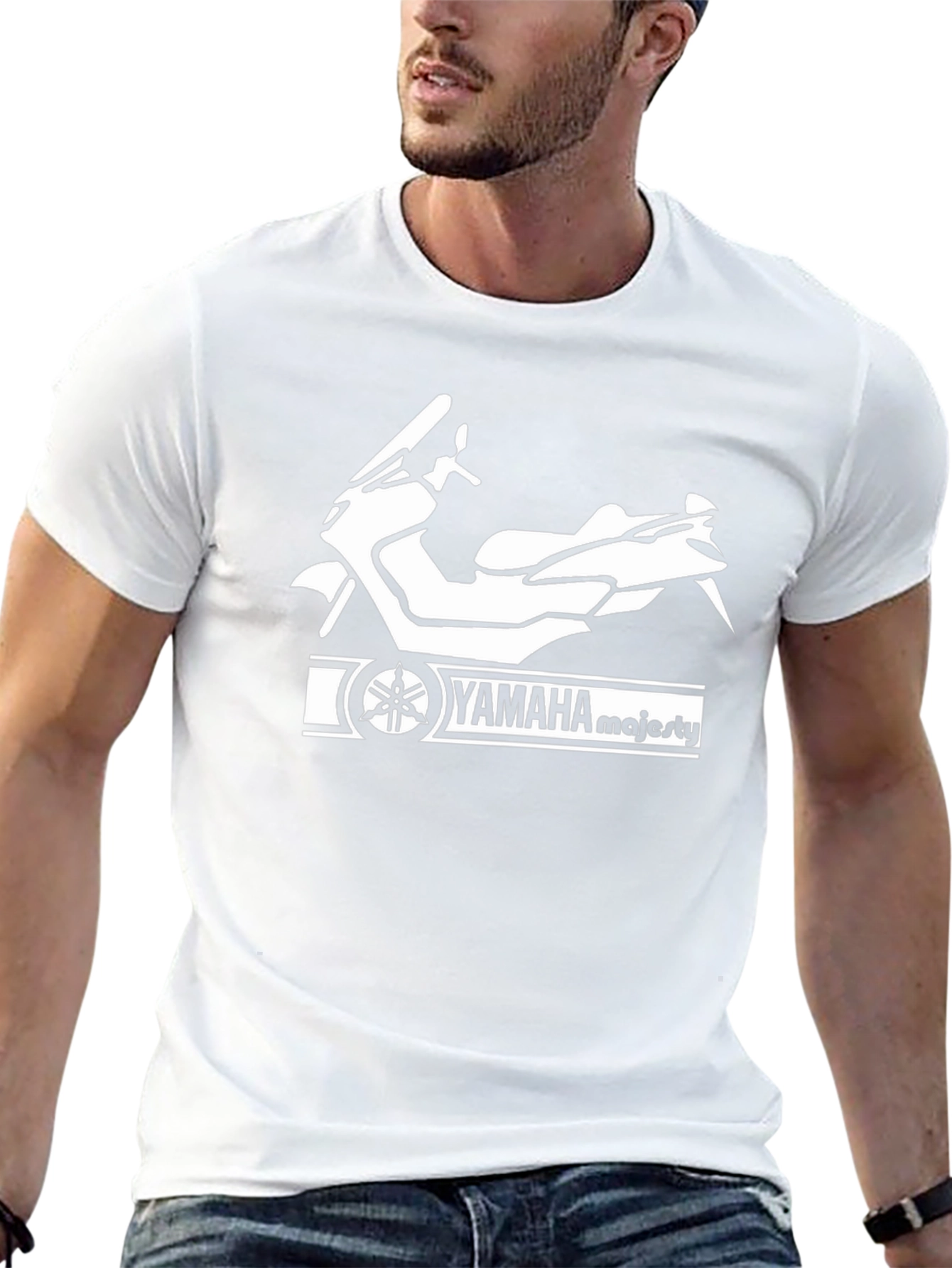 Yamaha Majesty Scooter T-Shirt - Black