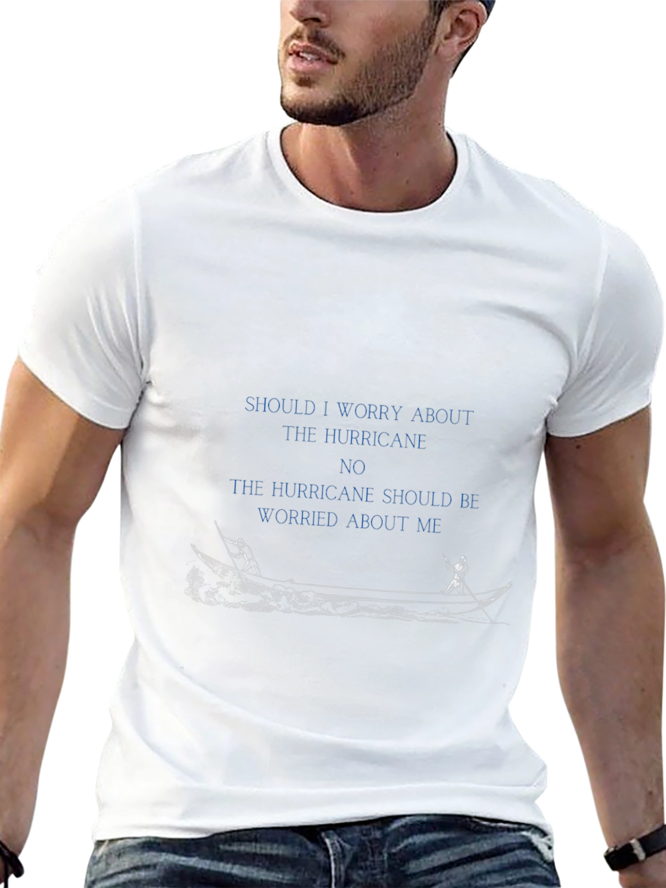 Hurricane Worry Funny Graphic T-Shirt