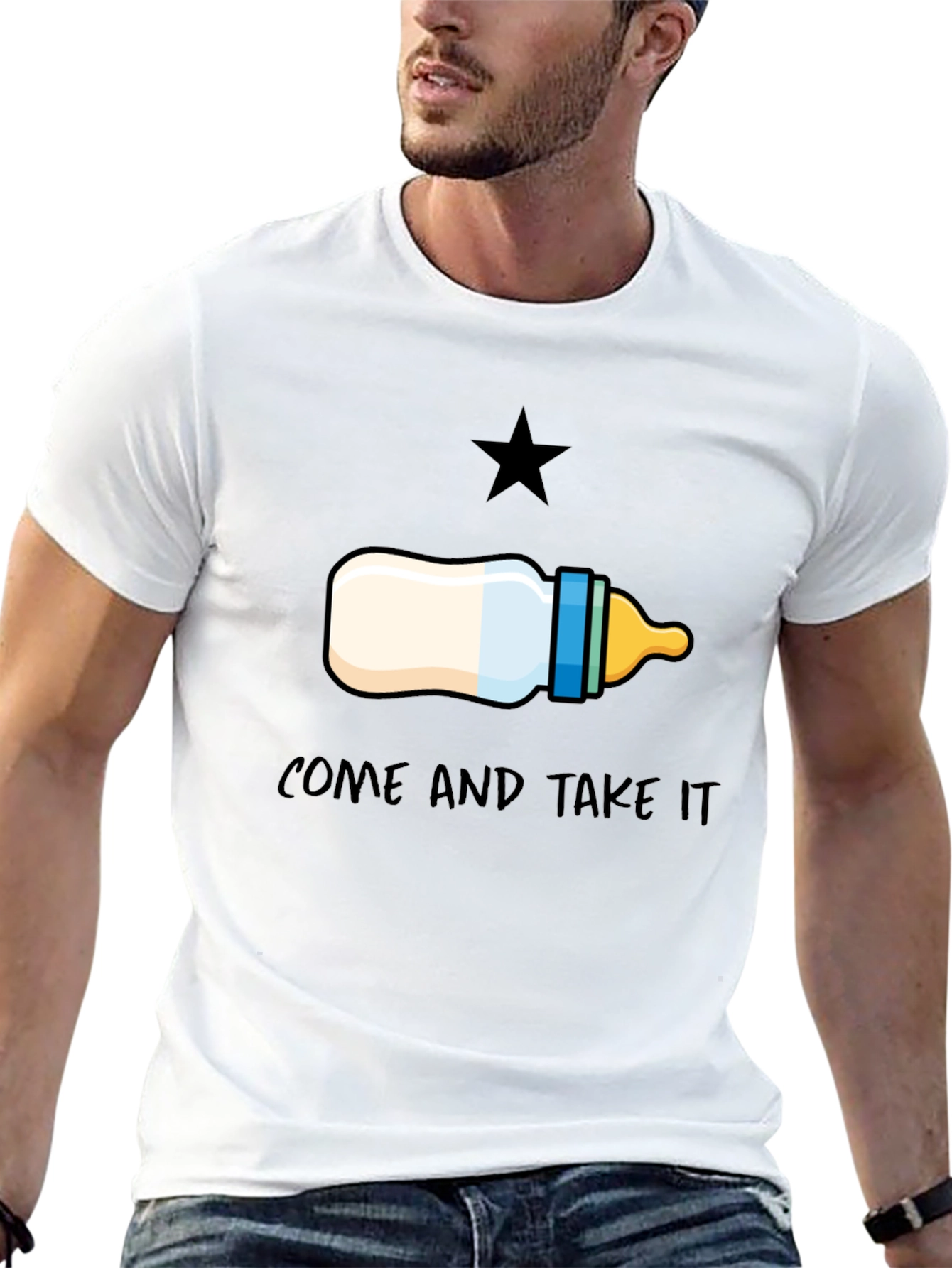 Come and Take It Baby Bottle T-Shirt