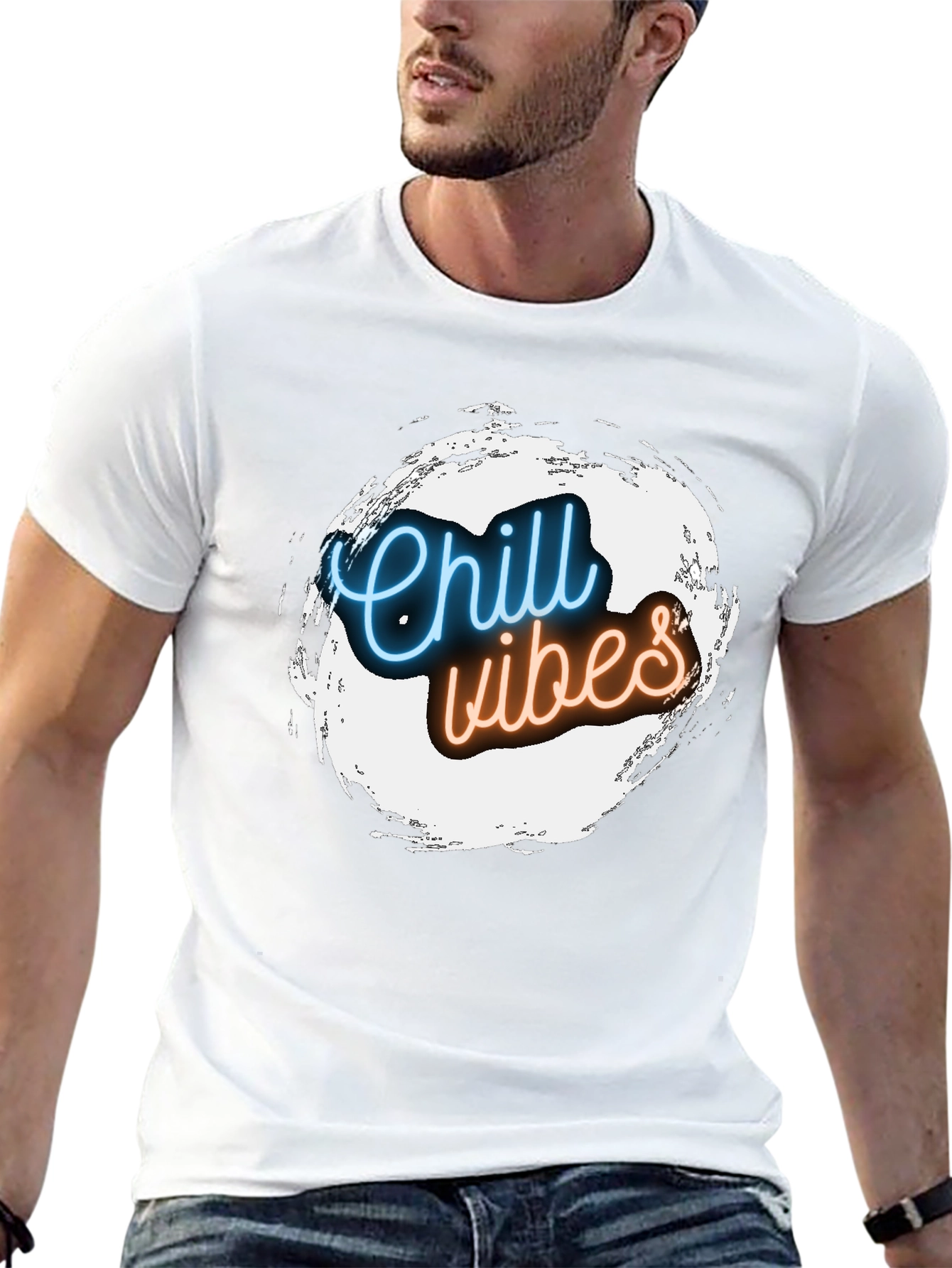 Chill Vibes Graphic Tee - Trendy Casual Wear