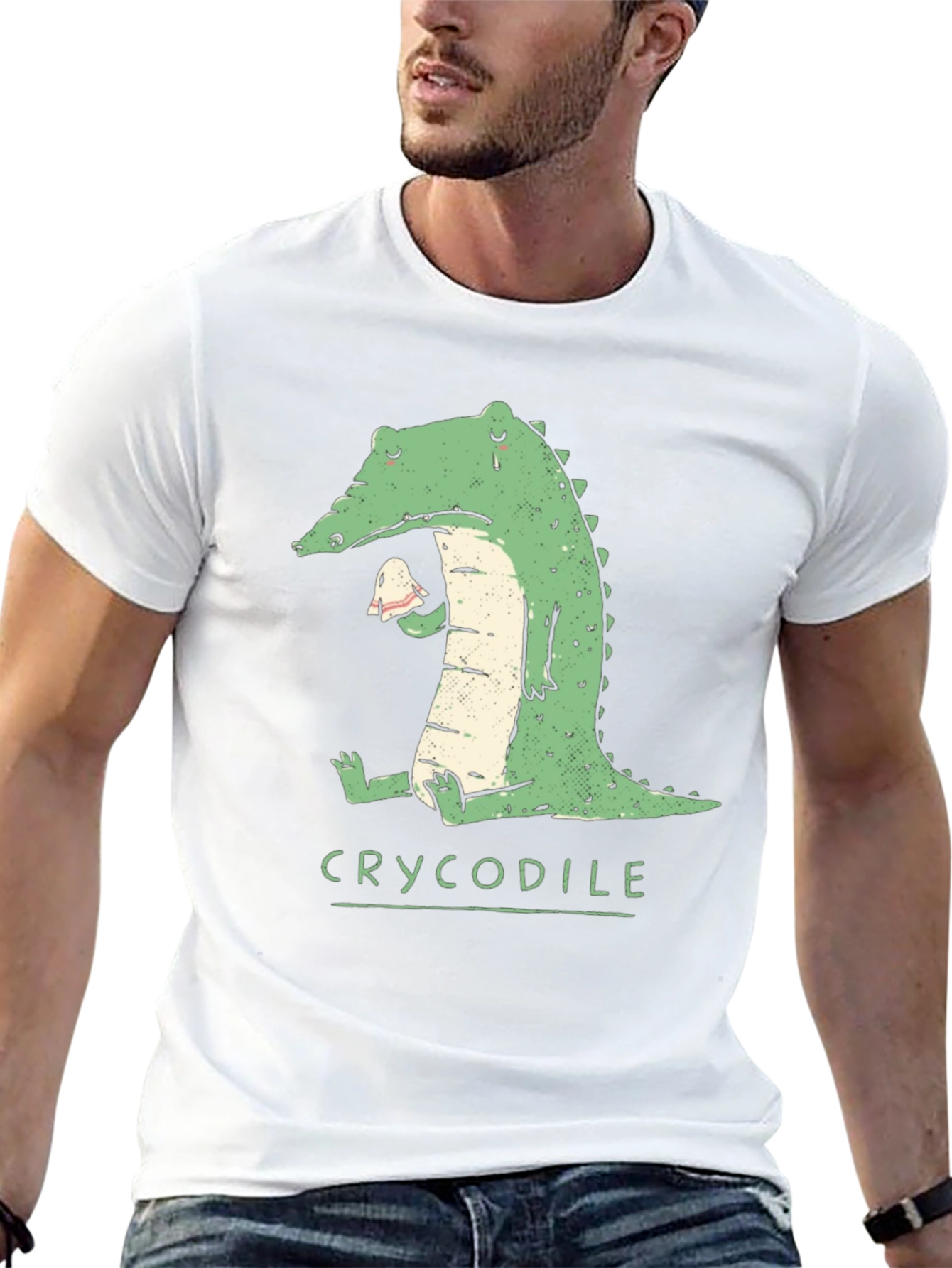 Crycodile T-Shirt - Funny Crocodile Graphic Tee