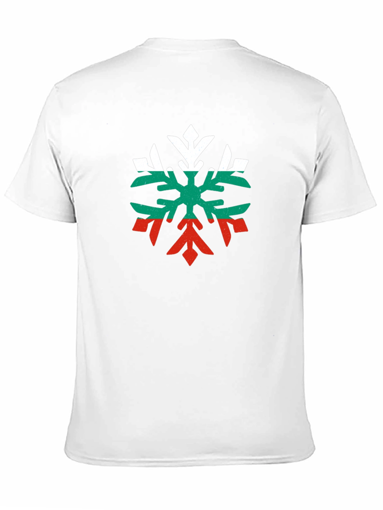 Bulgarian Flag Snowflake Graphic Tee