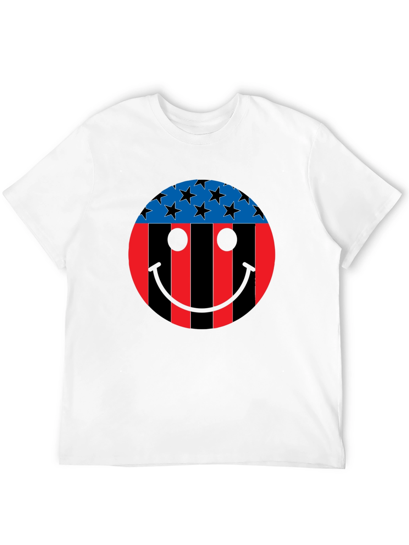 Patriotic Smiley Face Graphic Tee