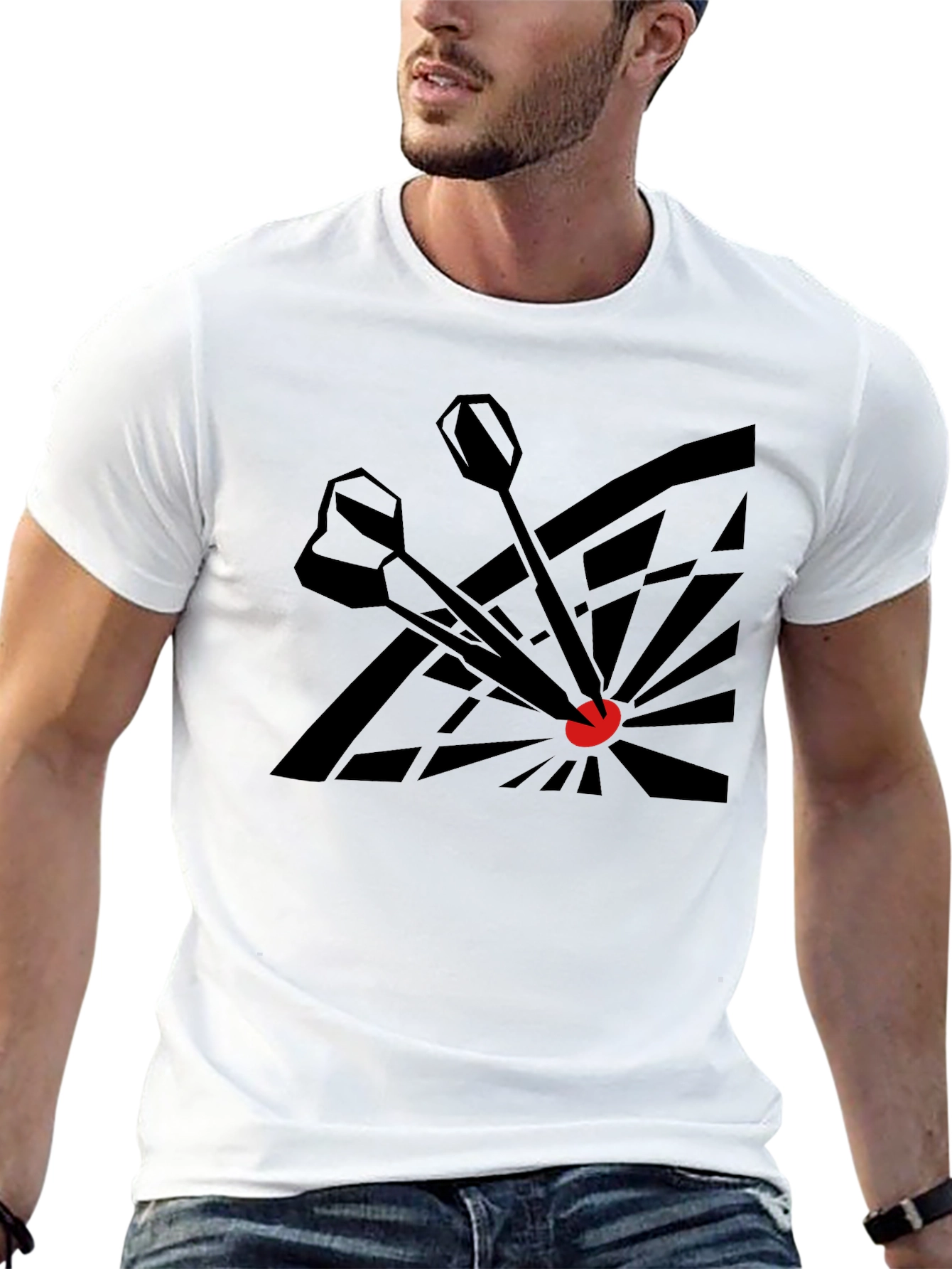Darts Bullseye Black T-Shirt
