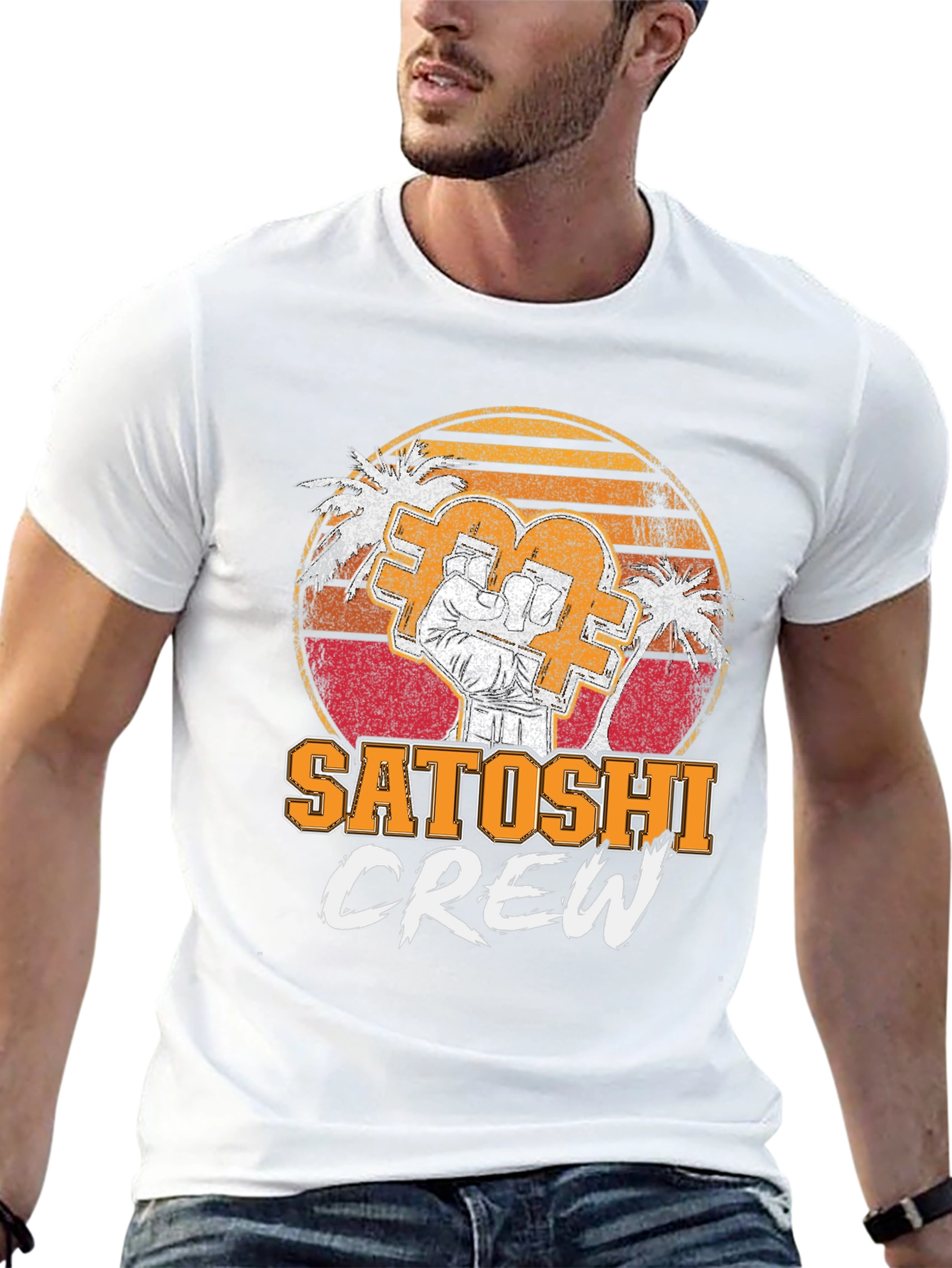 Satoshi Crew T-Shirt - Crypto Bitcoin Graphic Tee