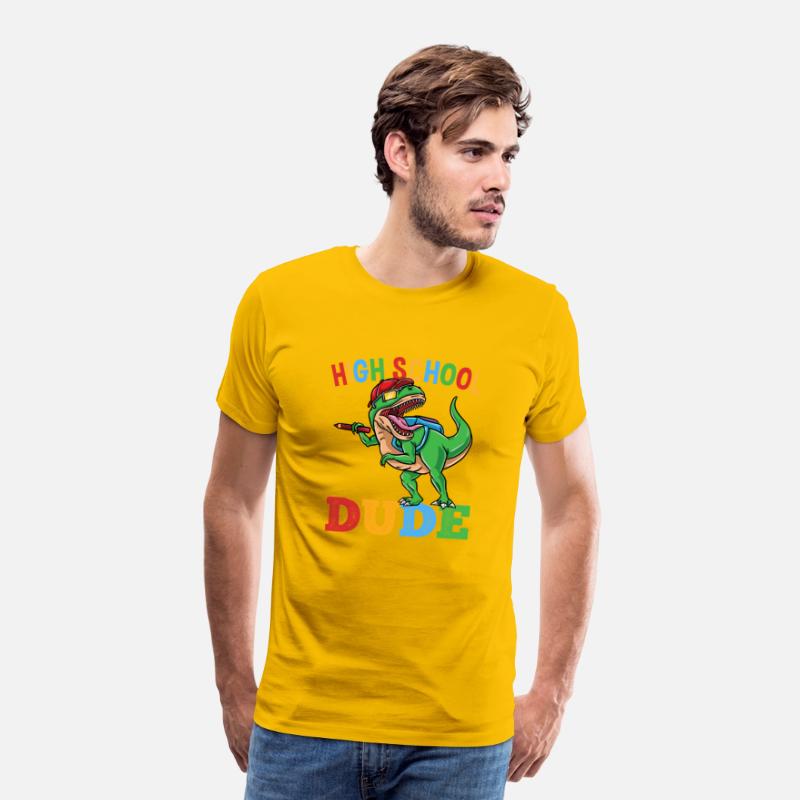 High School Dude T-Rex Dinosaur Boys