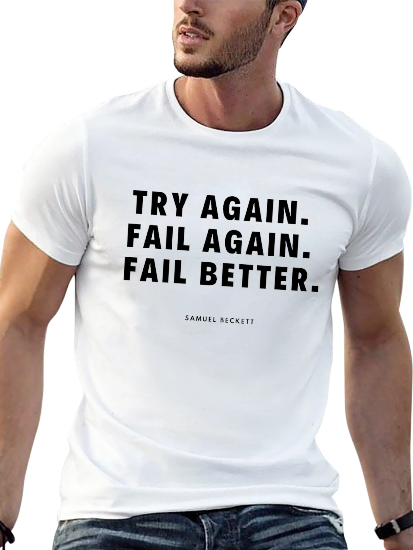 Inspirational Beckett T-Shirt: Try Fail Better