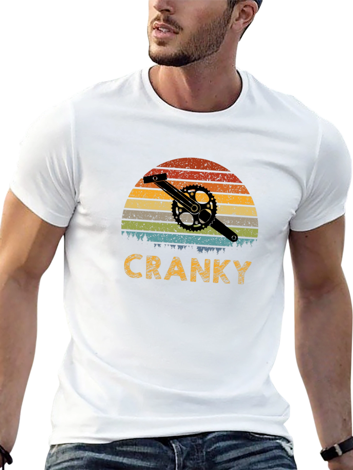Cranky Retro Bike T-Shirt
