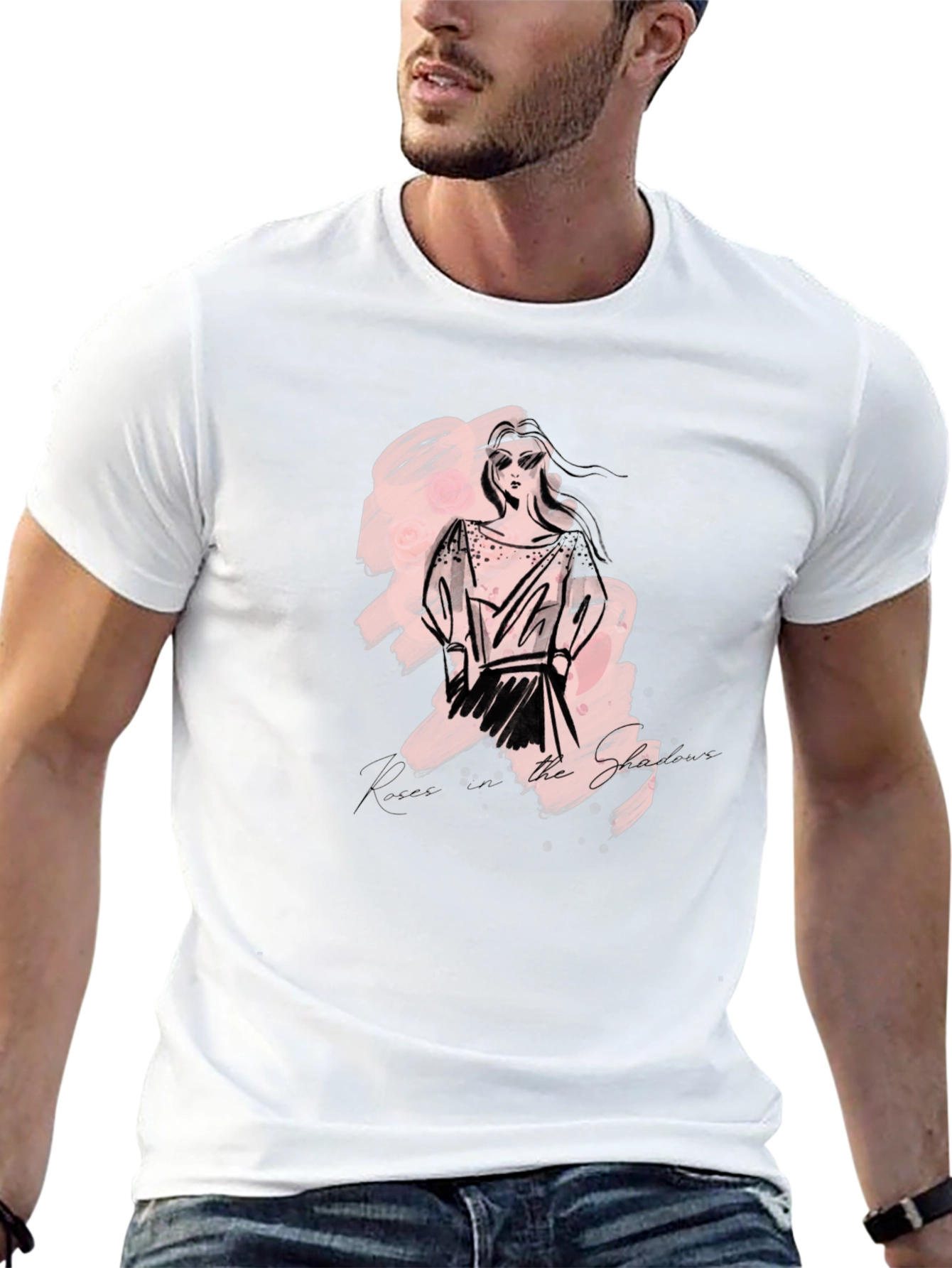 Sketch Fashion Graphic Tee - Modern Style