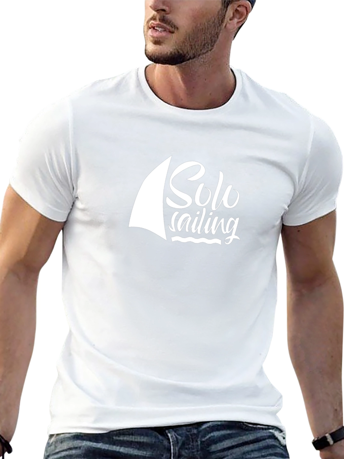 Solo Sailing Graphic T-Shirt - Black