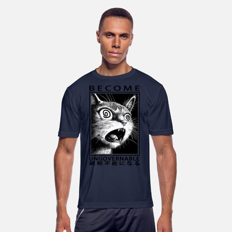 Hypnotic Cat Expression Illustration