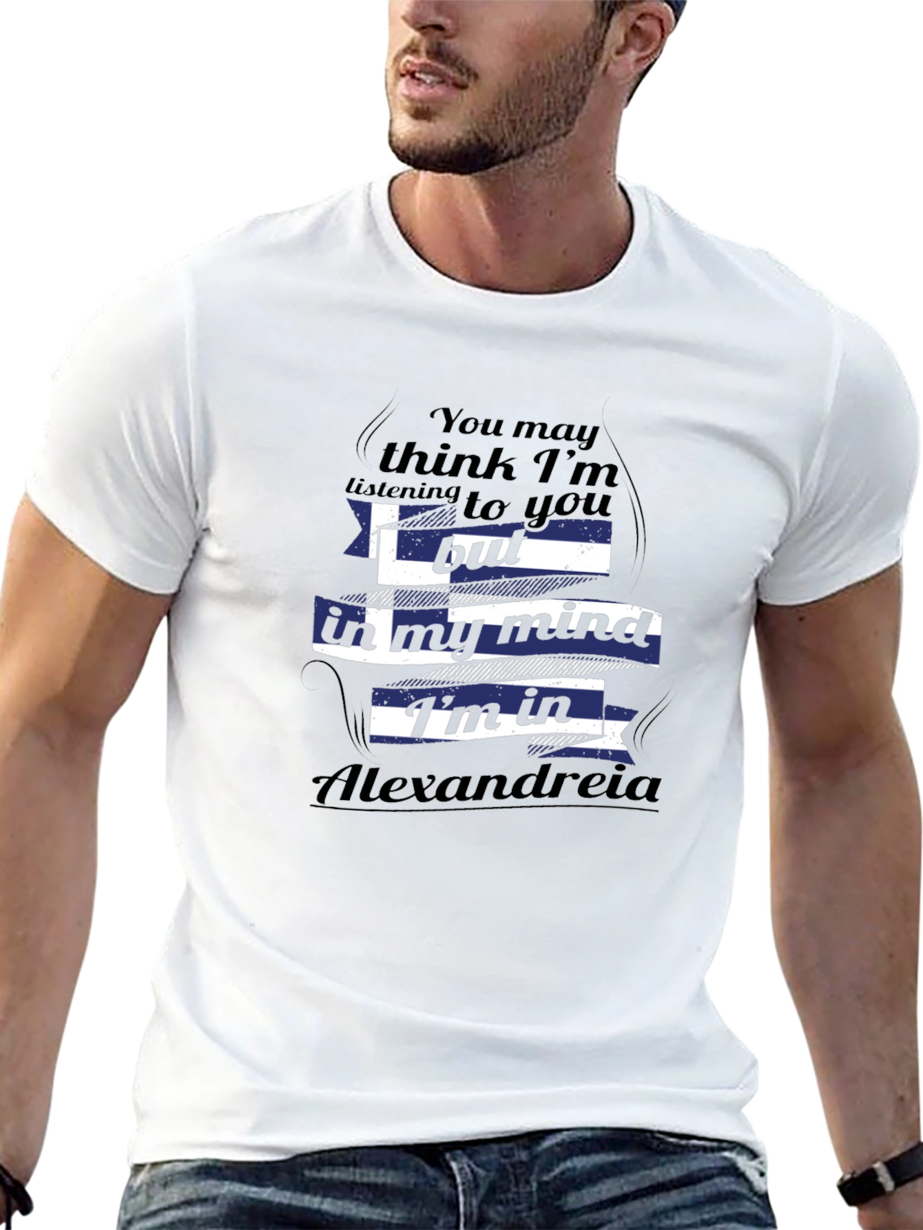 Alexandreia Mind T-Shirt - Black Cotton Tee