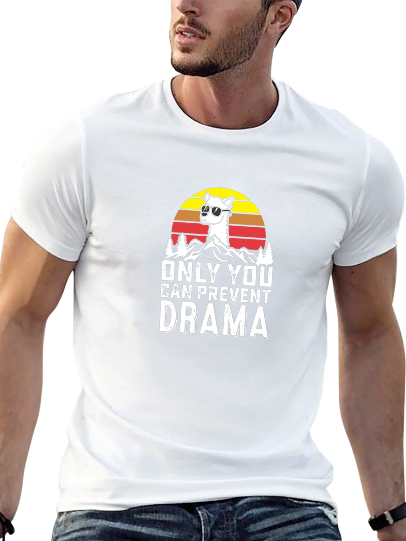 Only You Can Prevent Drama Llama Graphic Tee