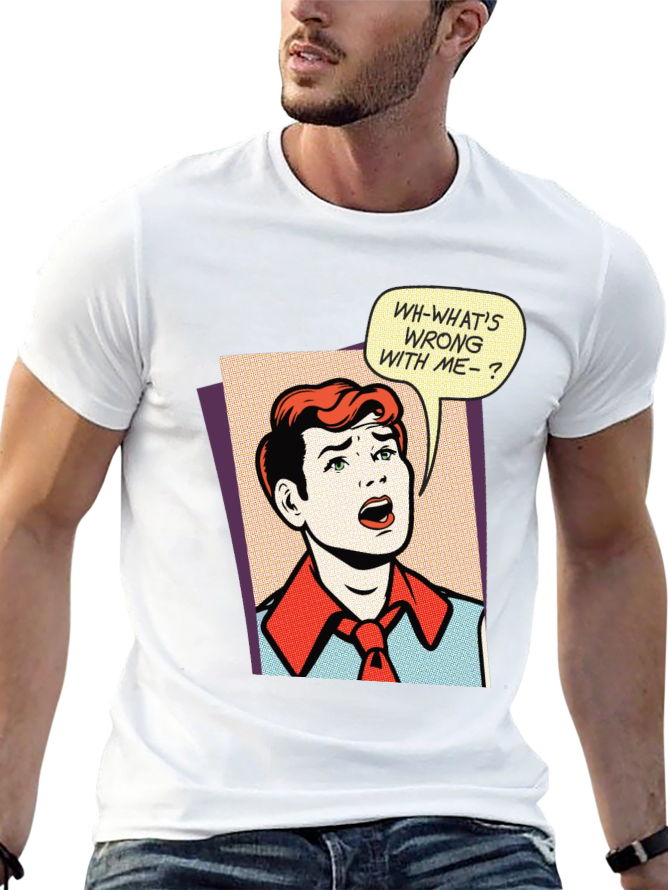 Retro Comic Book T-Shirt - Whats Wrong With Me?
