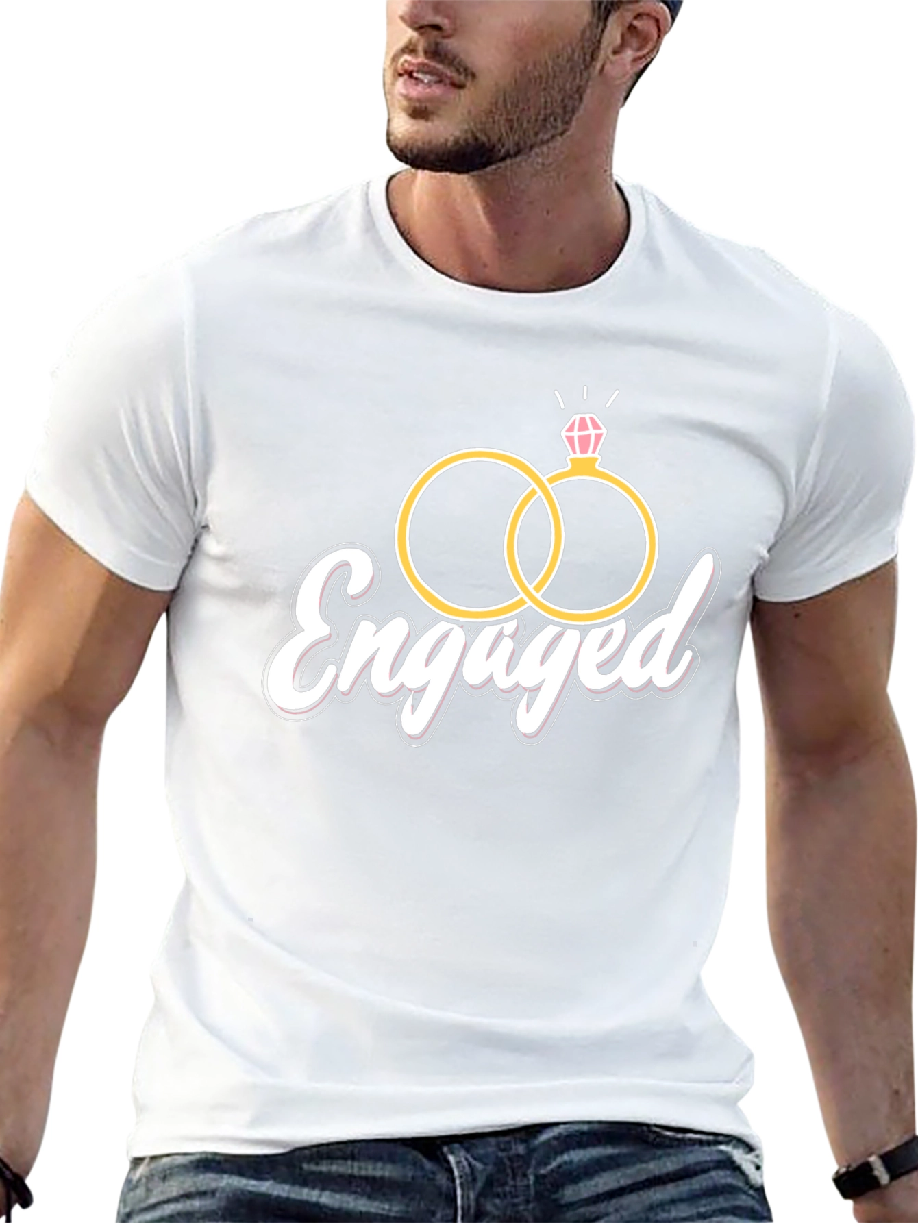 Engaged T-Shirt - Engagement Ring Design