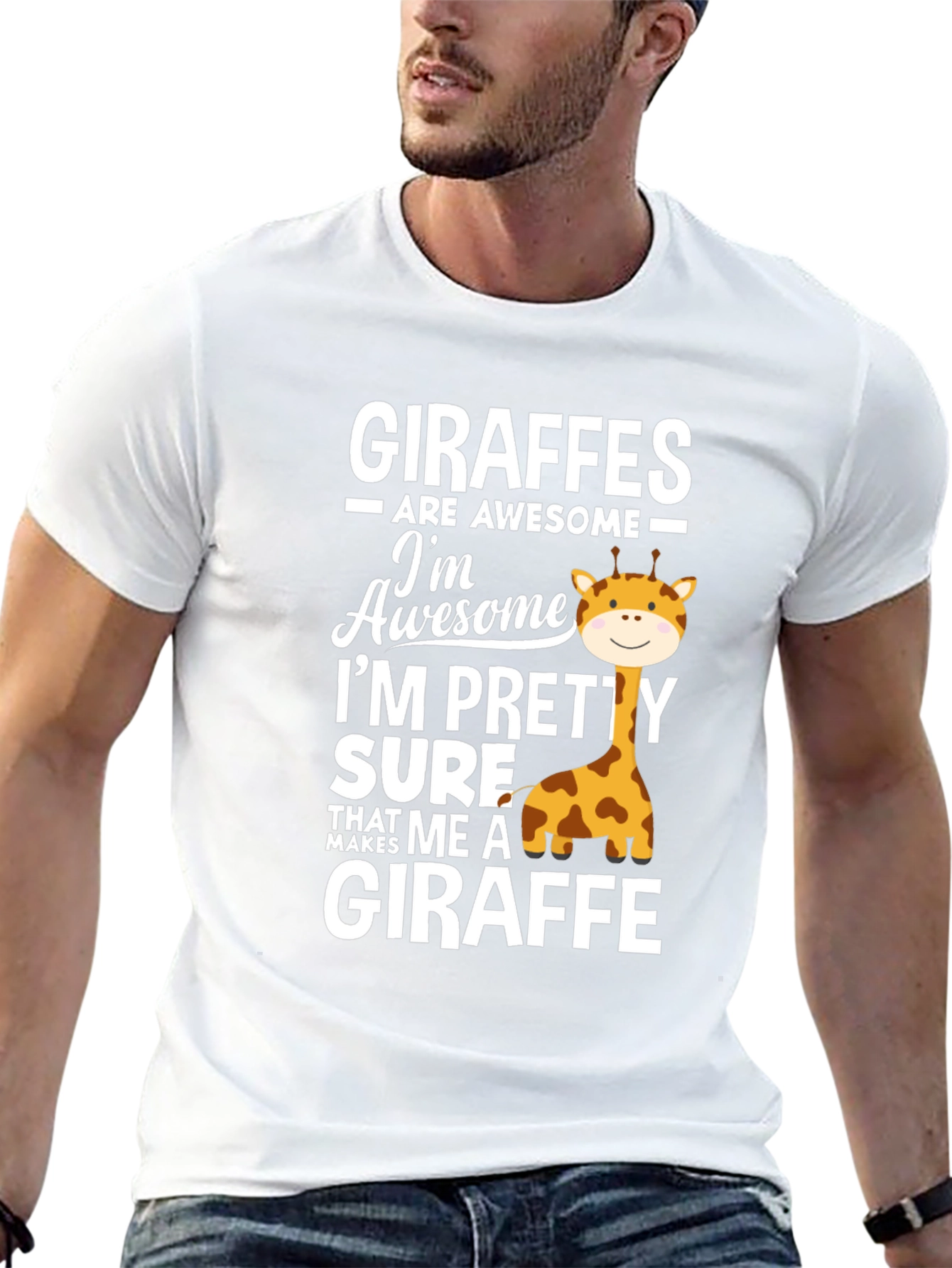 Giraffe Lover Tee: Awesome Giraffe Graphic T-Shirt
