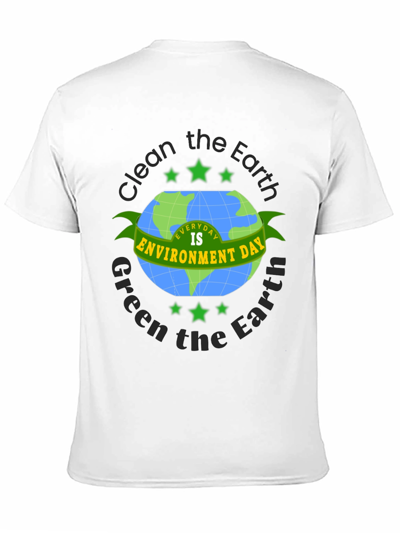 Earth Day T-Shirt: Clean & Green Environment Tee