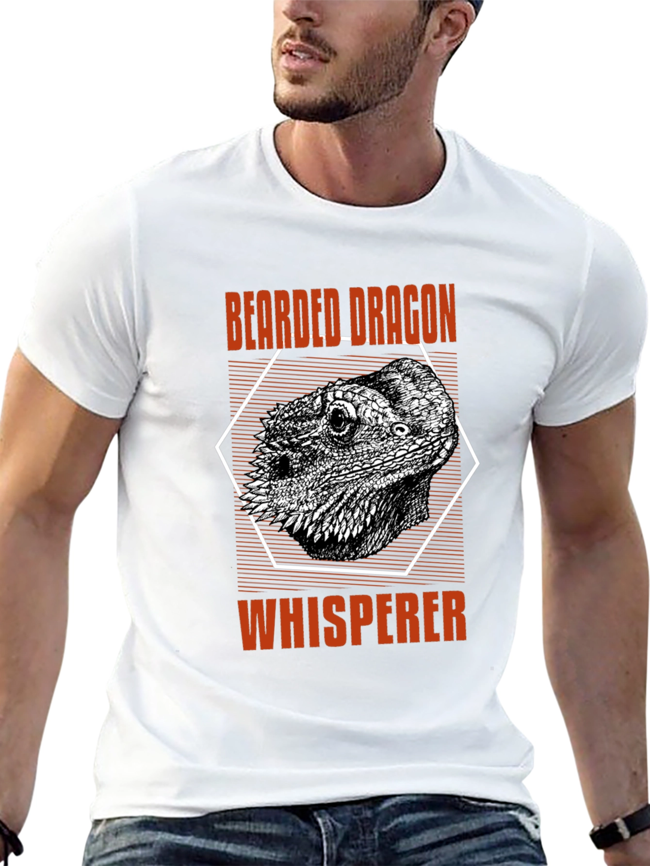 Bearded Dragon Whisperer Graphic T-Shirt