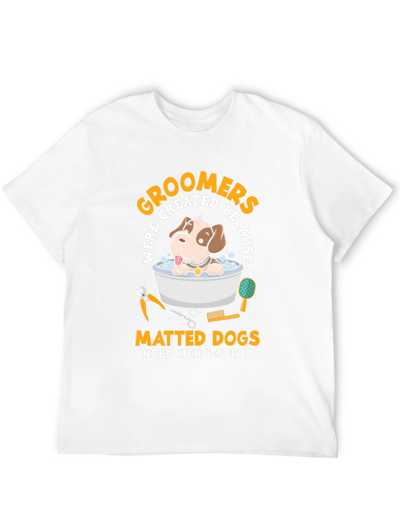 Groomers Hero Dog Graphic T-Shirt