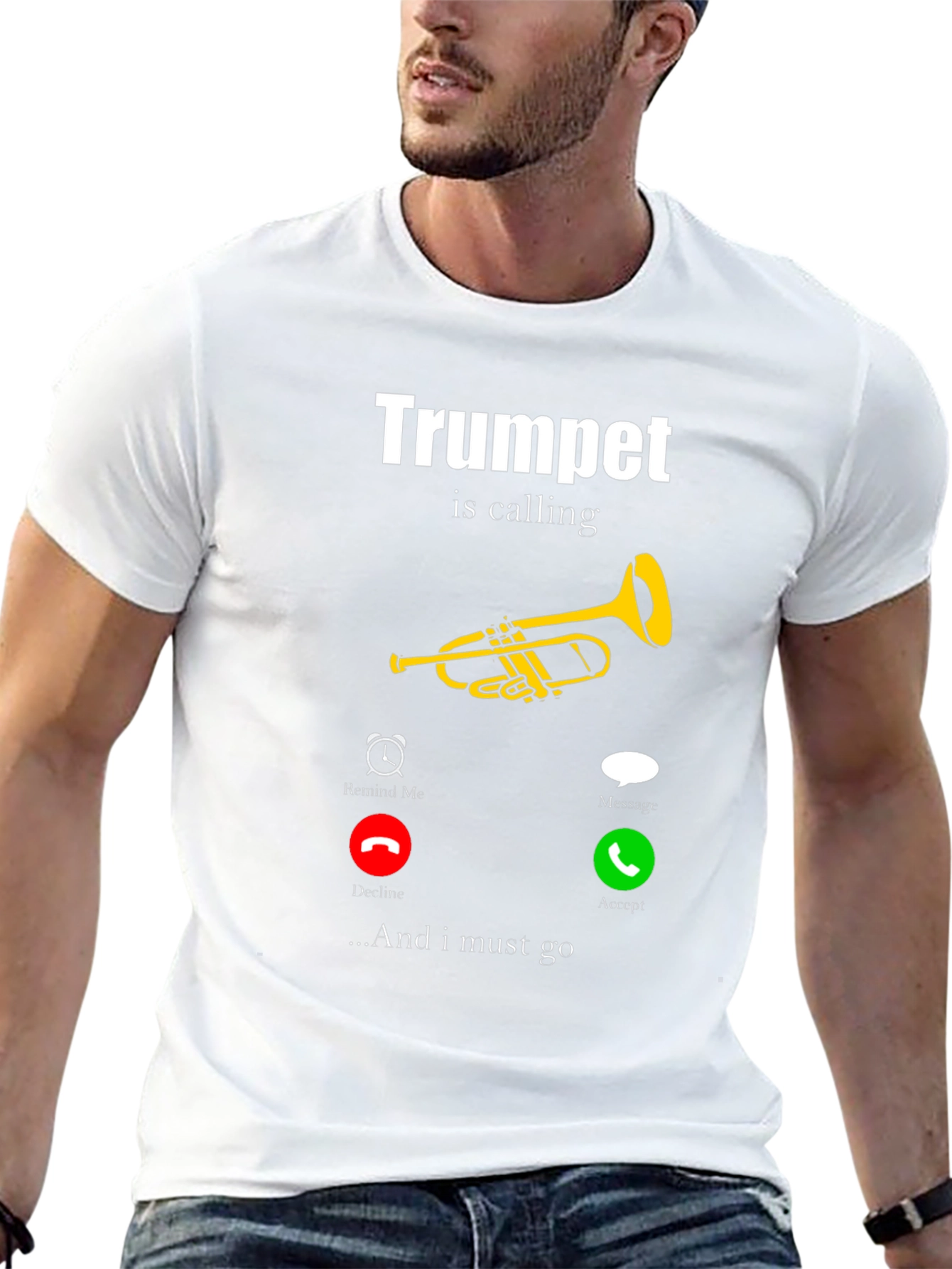 Trumpet is Calling Funny Musician T-Shirt