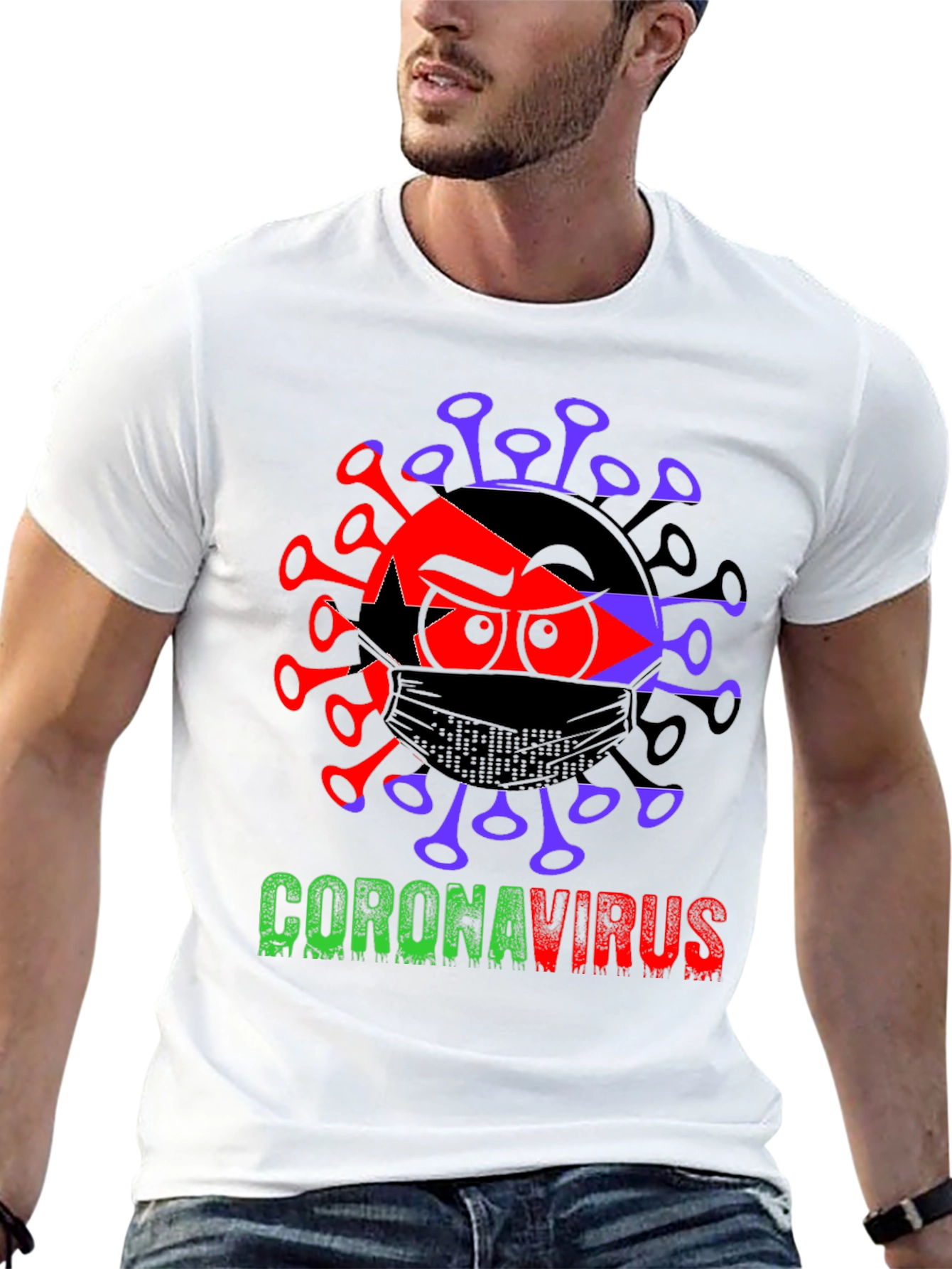 Coronavirus T-Shirt - Novelty Graphic Tee