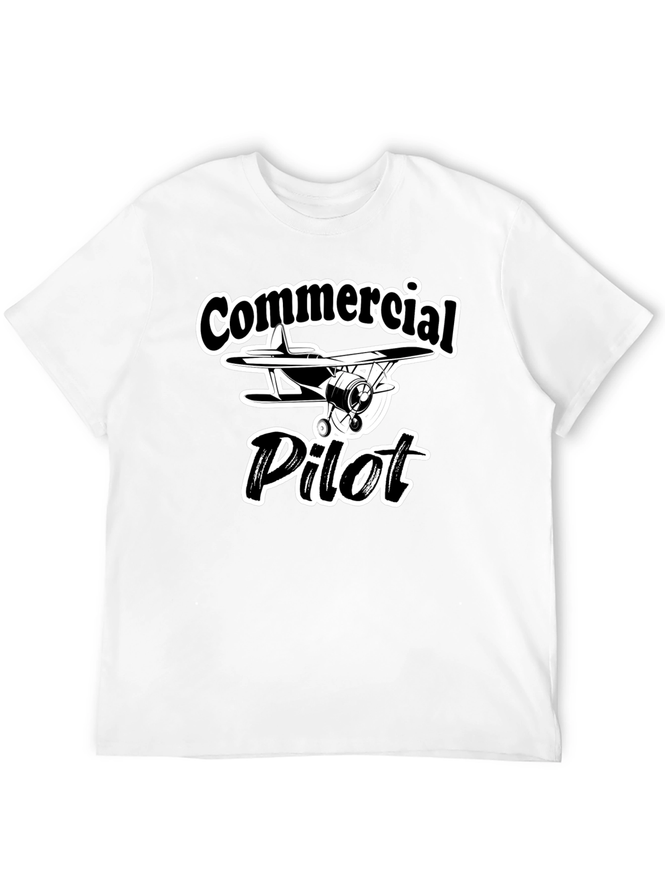 Commercial Pilot T-Shirt - Airplane Design