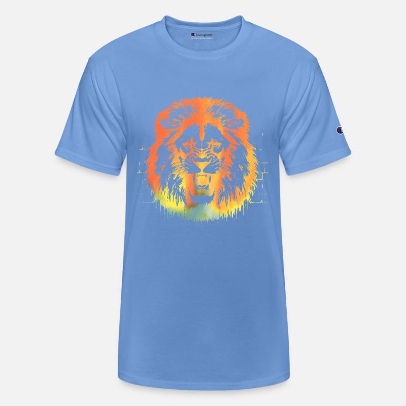 Imposant Lion Africa Sun Predator King Of Animals