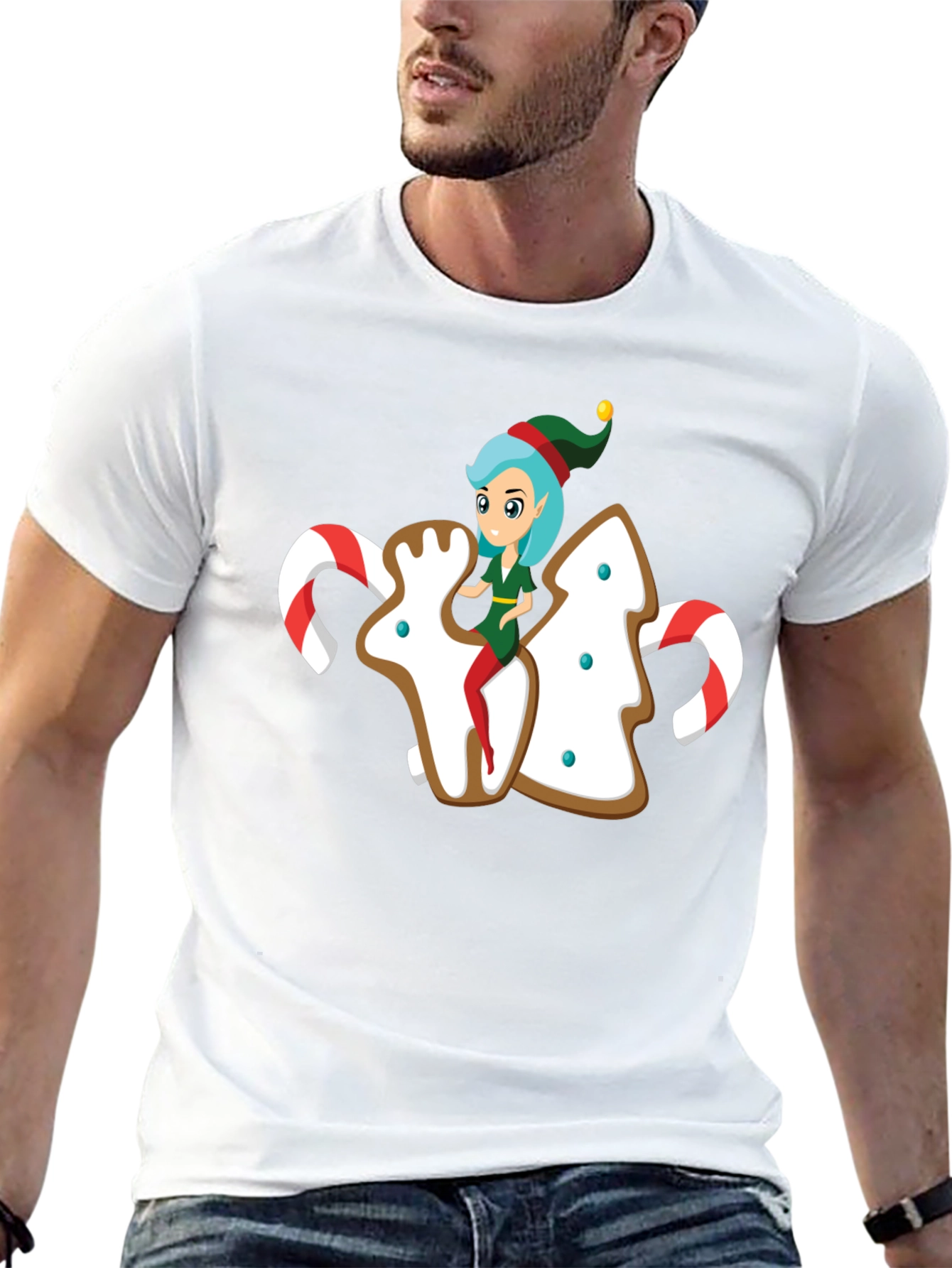 Festive Holiday Elf T-Shirt