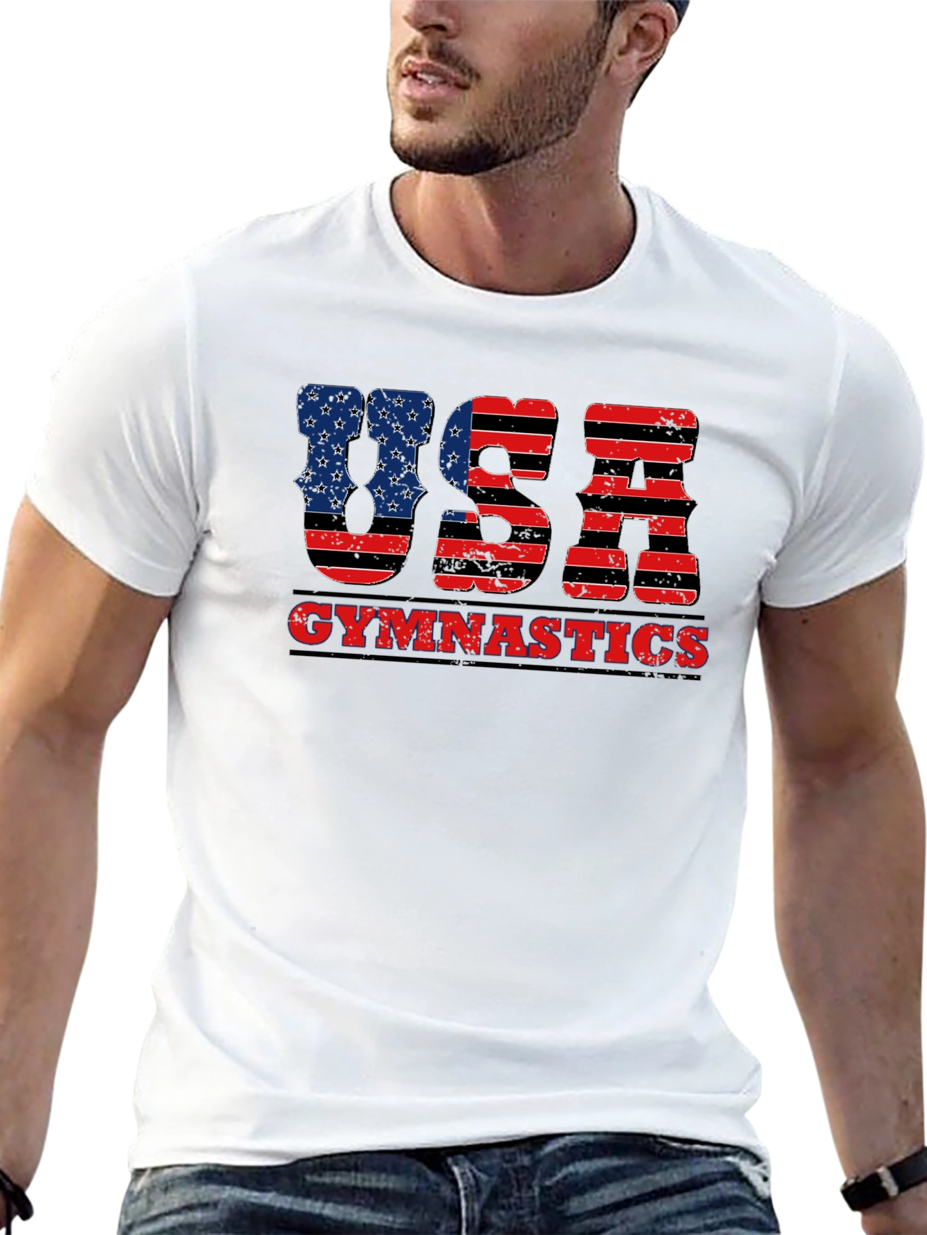 USA Gymnastics Patriotic Graphic T-Shirt