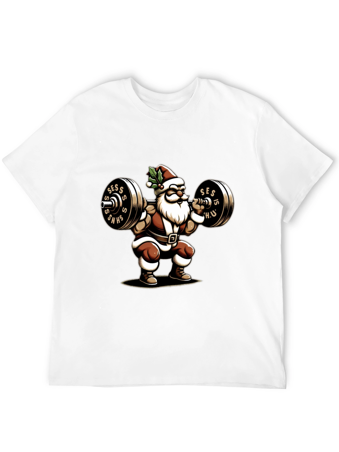 Santa Claus Gym T-Shirt