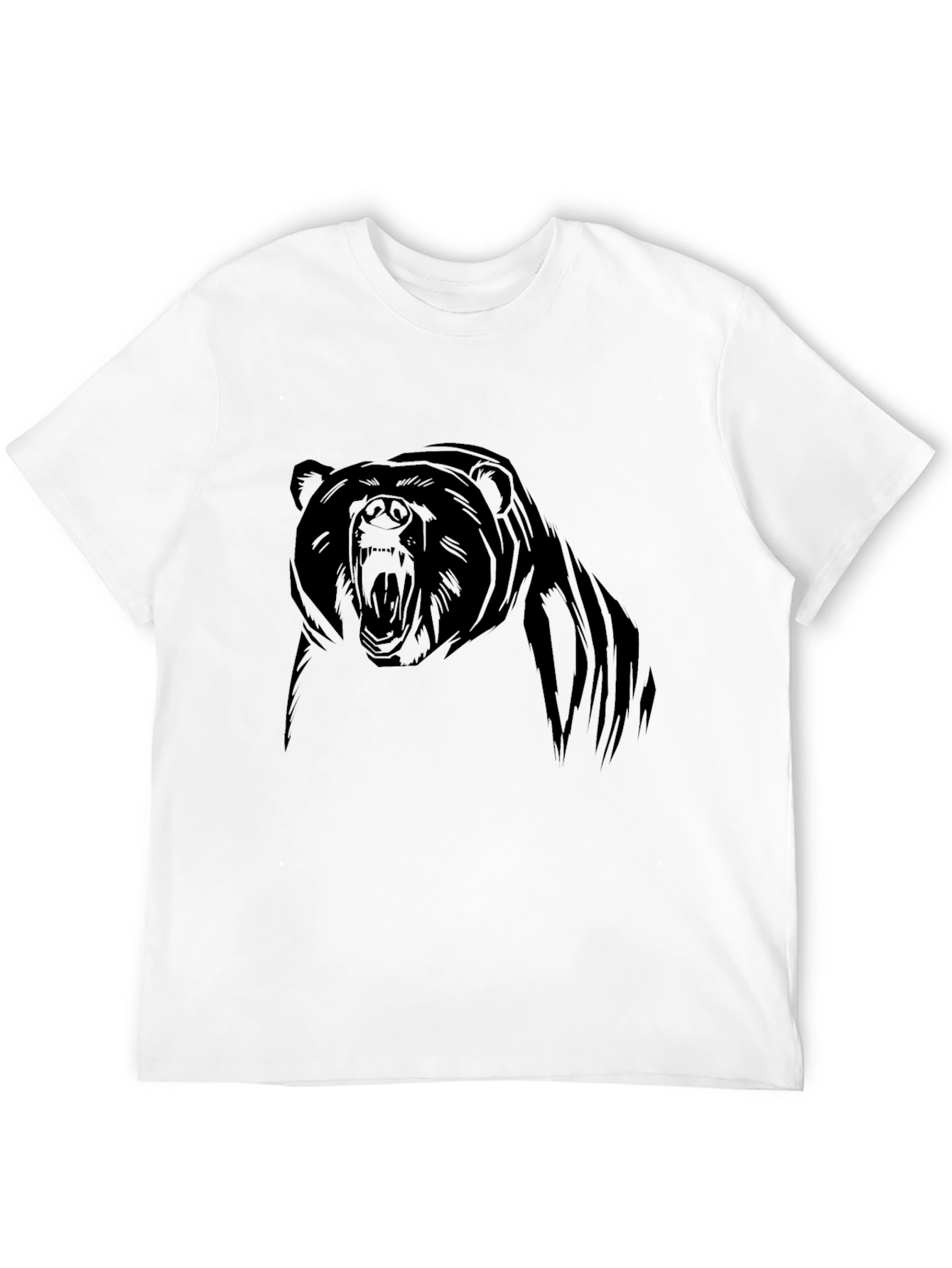 Black Bear Graphic Tee - Mens Crew Neck