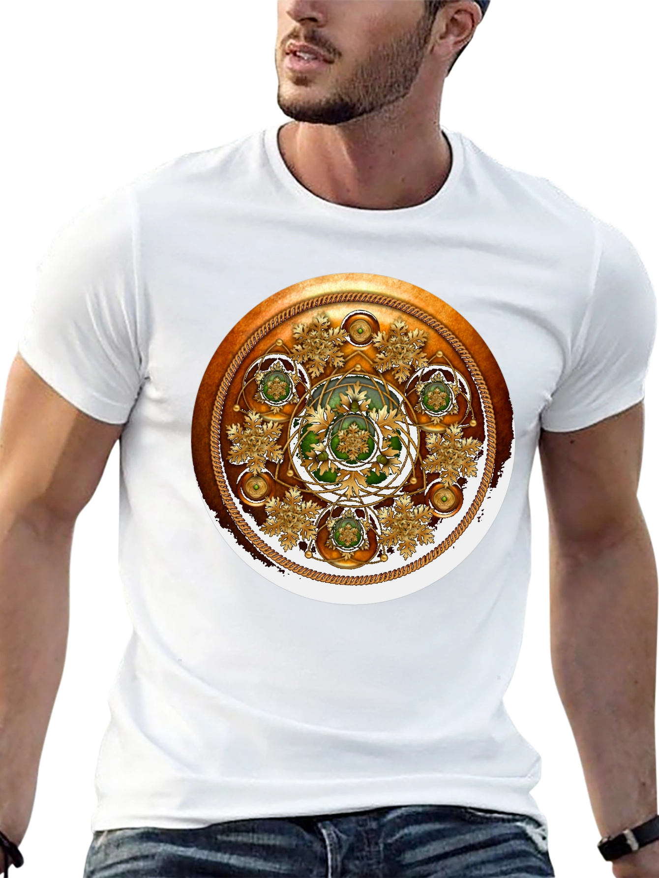 Ornate Celtic Medallion Graphic Tee