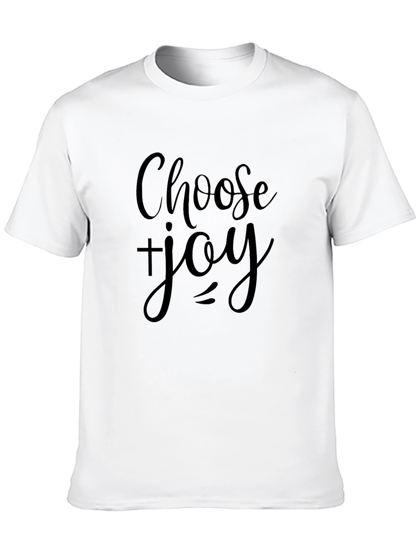 Choose Joy Black T-Shirt - Inspirational