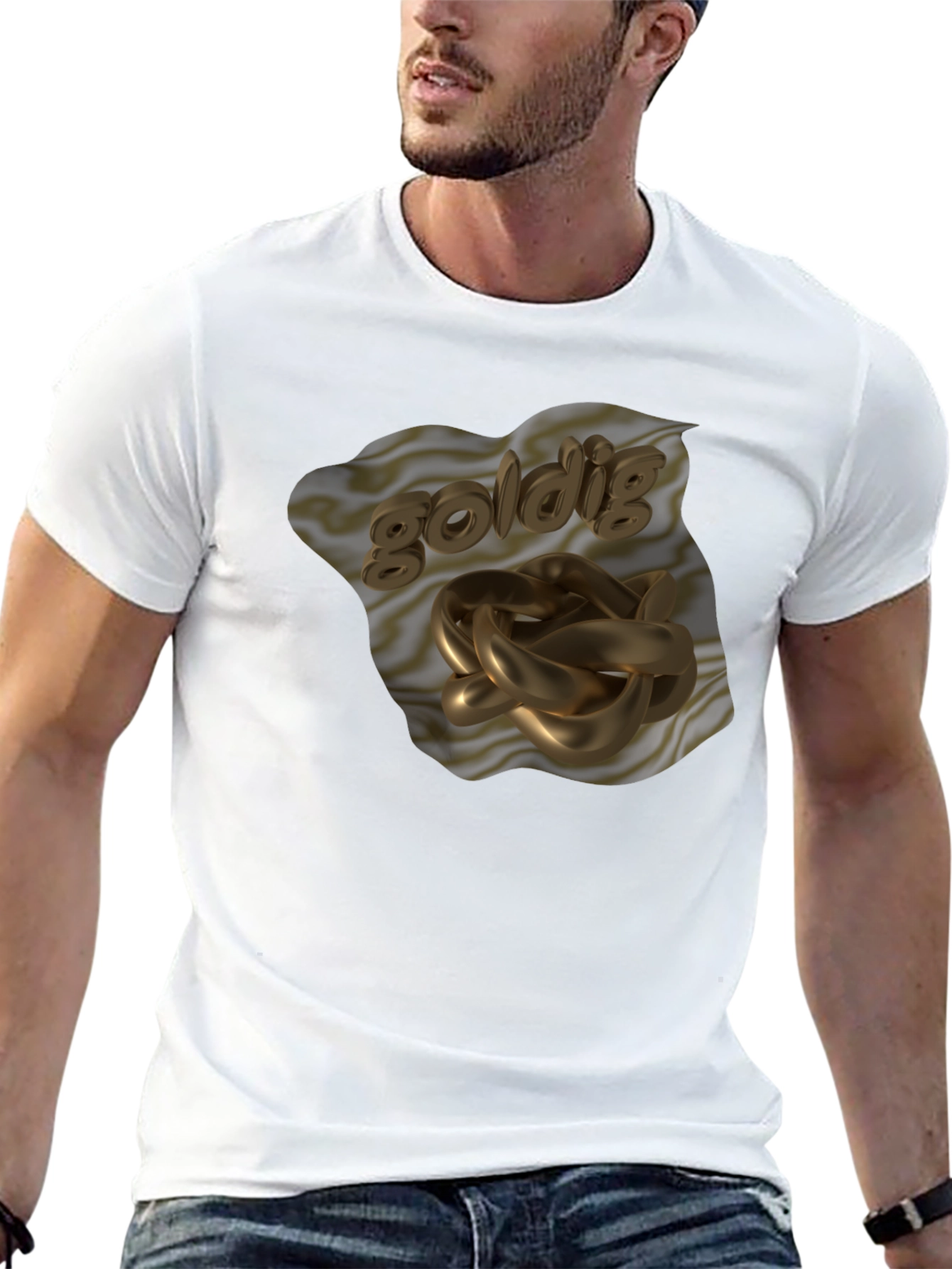Golddig T-Shirt - Unique Graphic Design