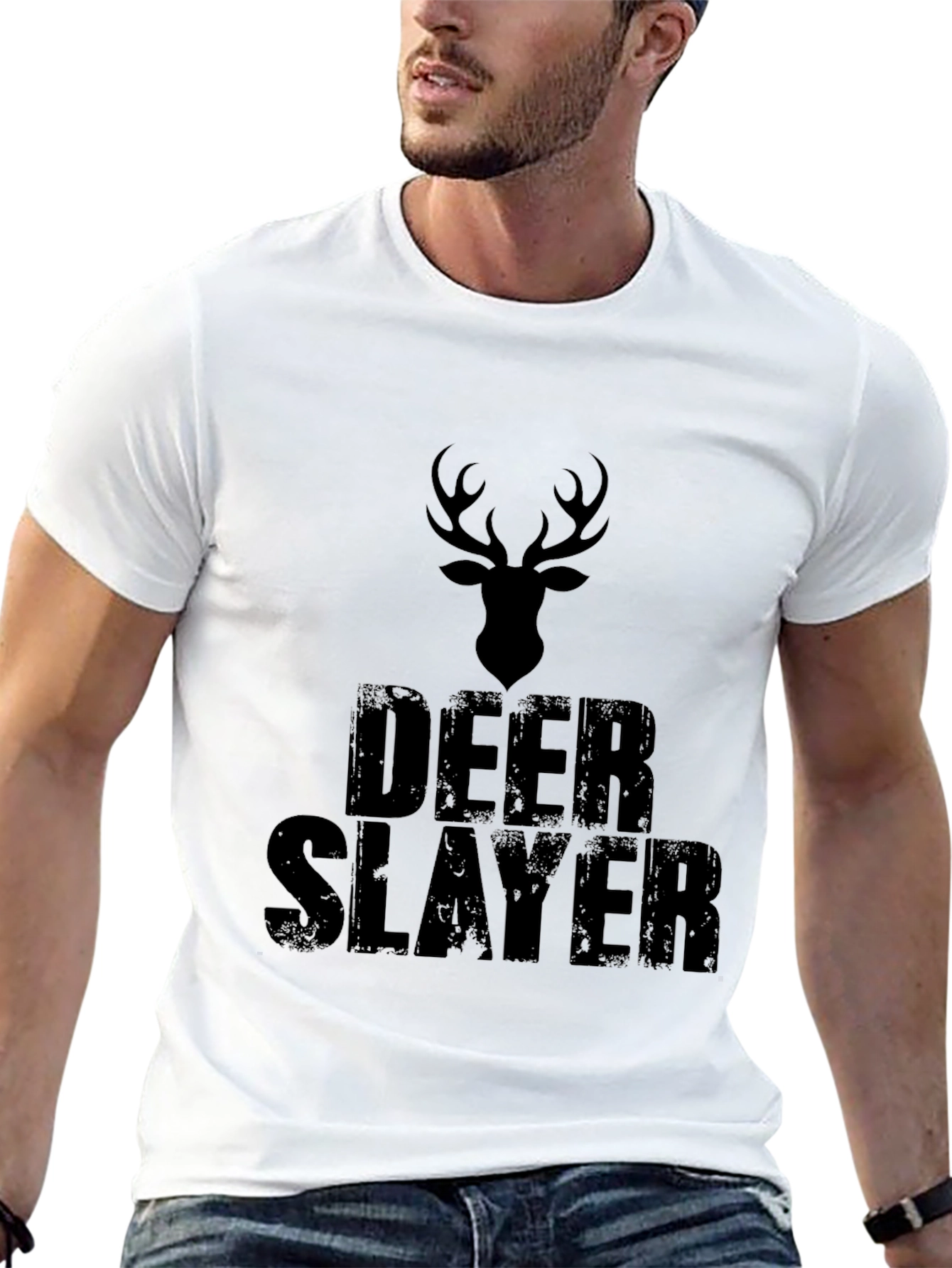Deer Slayer Graphic T-Shirt - Hunting Apparel
