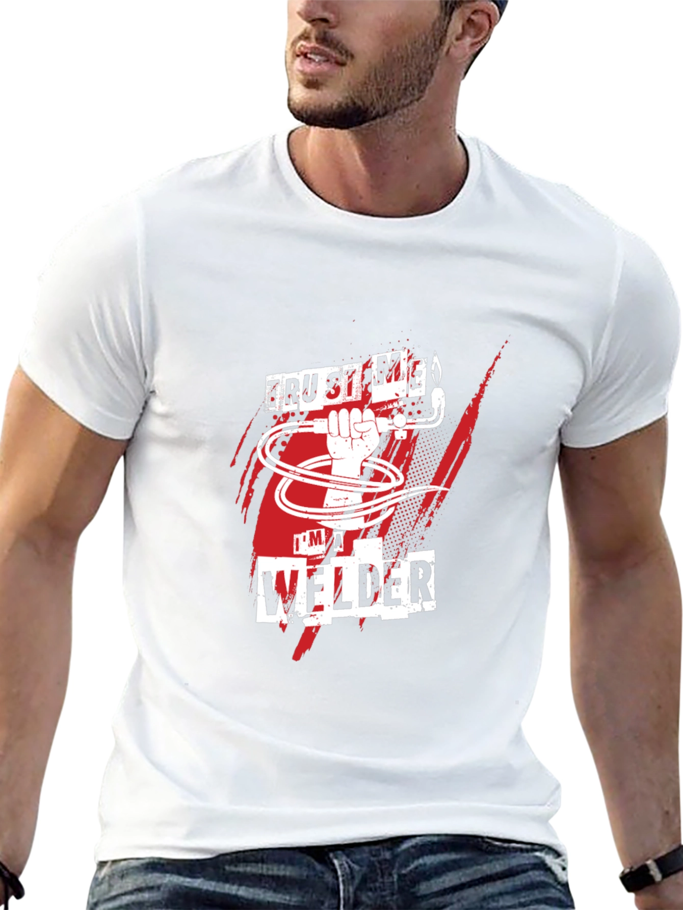 Trust Me Im A Welder Black T-Shirt