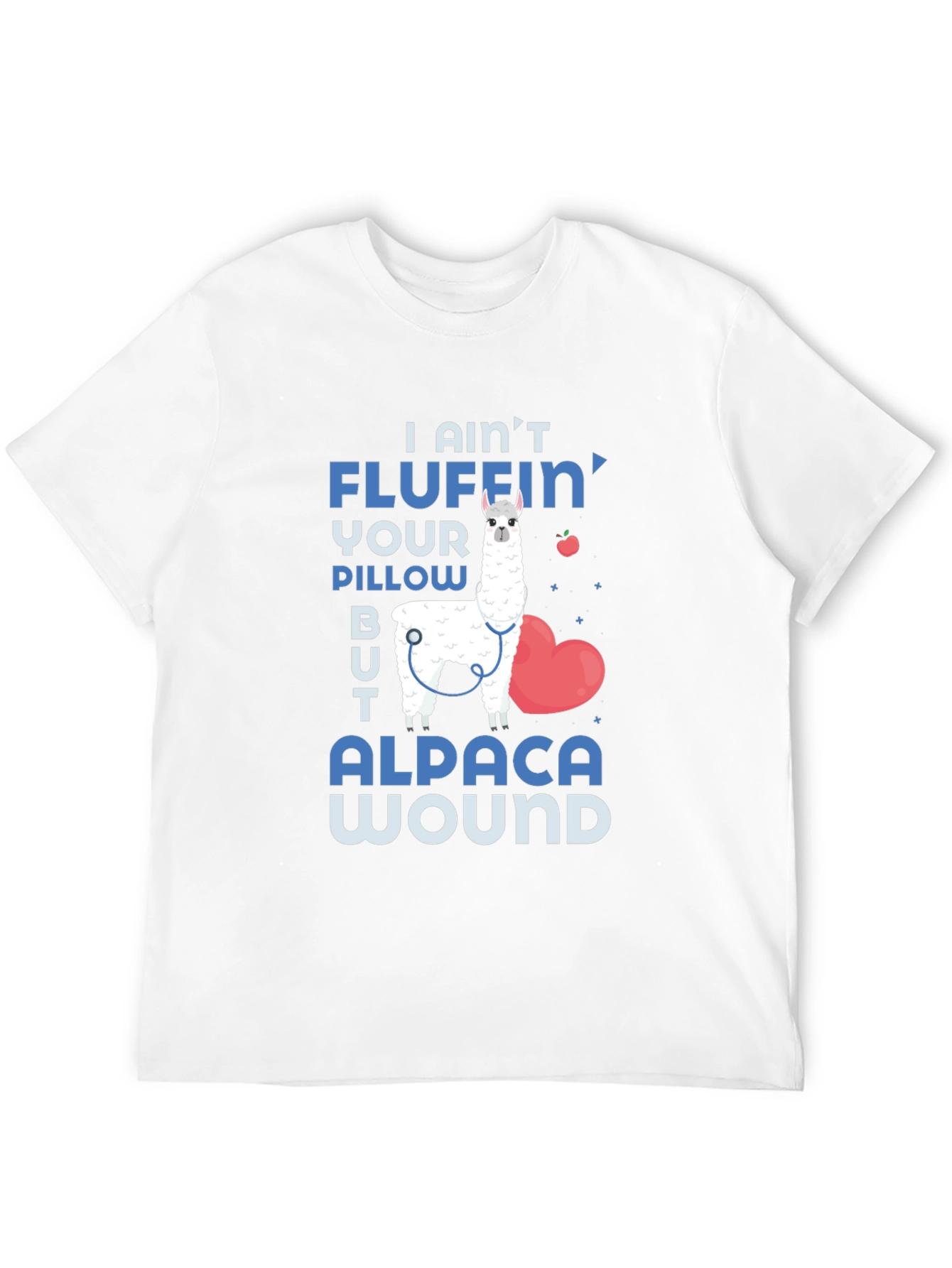 Alpaca Wound T-Shirt Funny Nurse Doctor Medical Tee