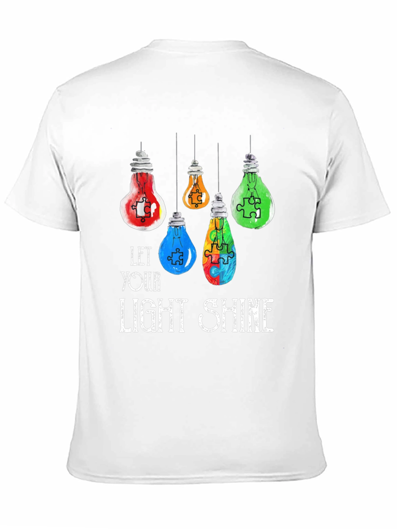 Autism Awareness Light Bulb T-Shirt