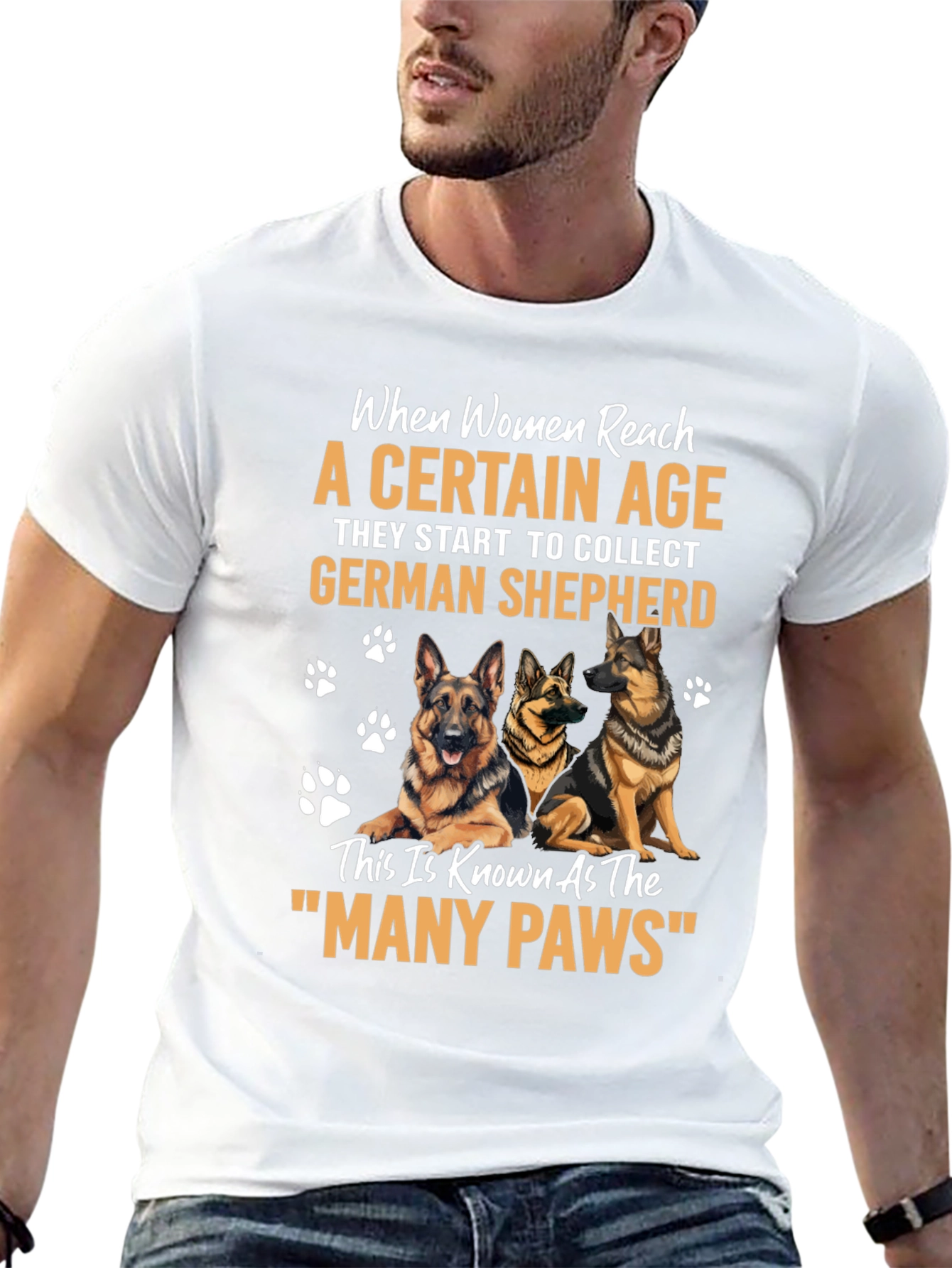 German Shepherd Lover T-Shirt - Many Paws