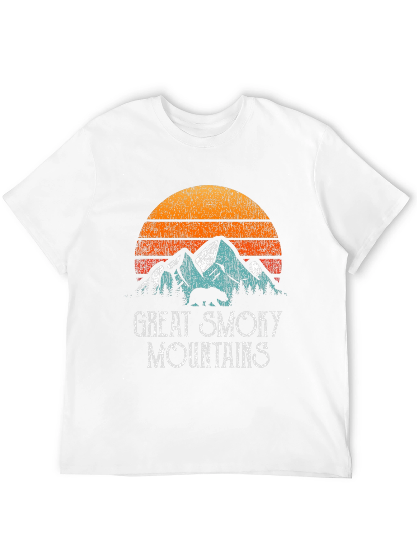 Great Smoky Mountains Retro Graphic T-Shirt