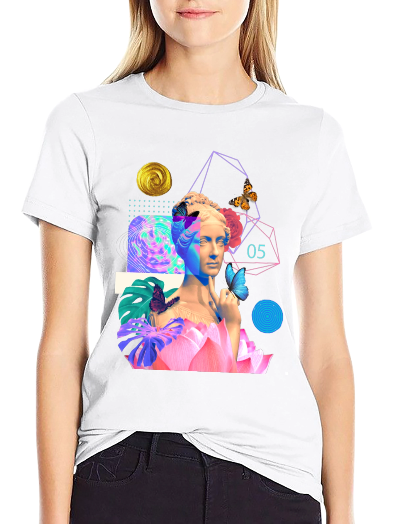 Abstract Art T-Shirt - Venus Aesthetic Tee