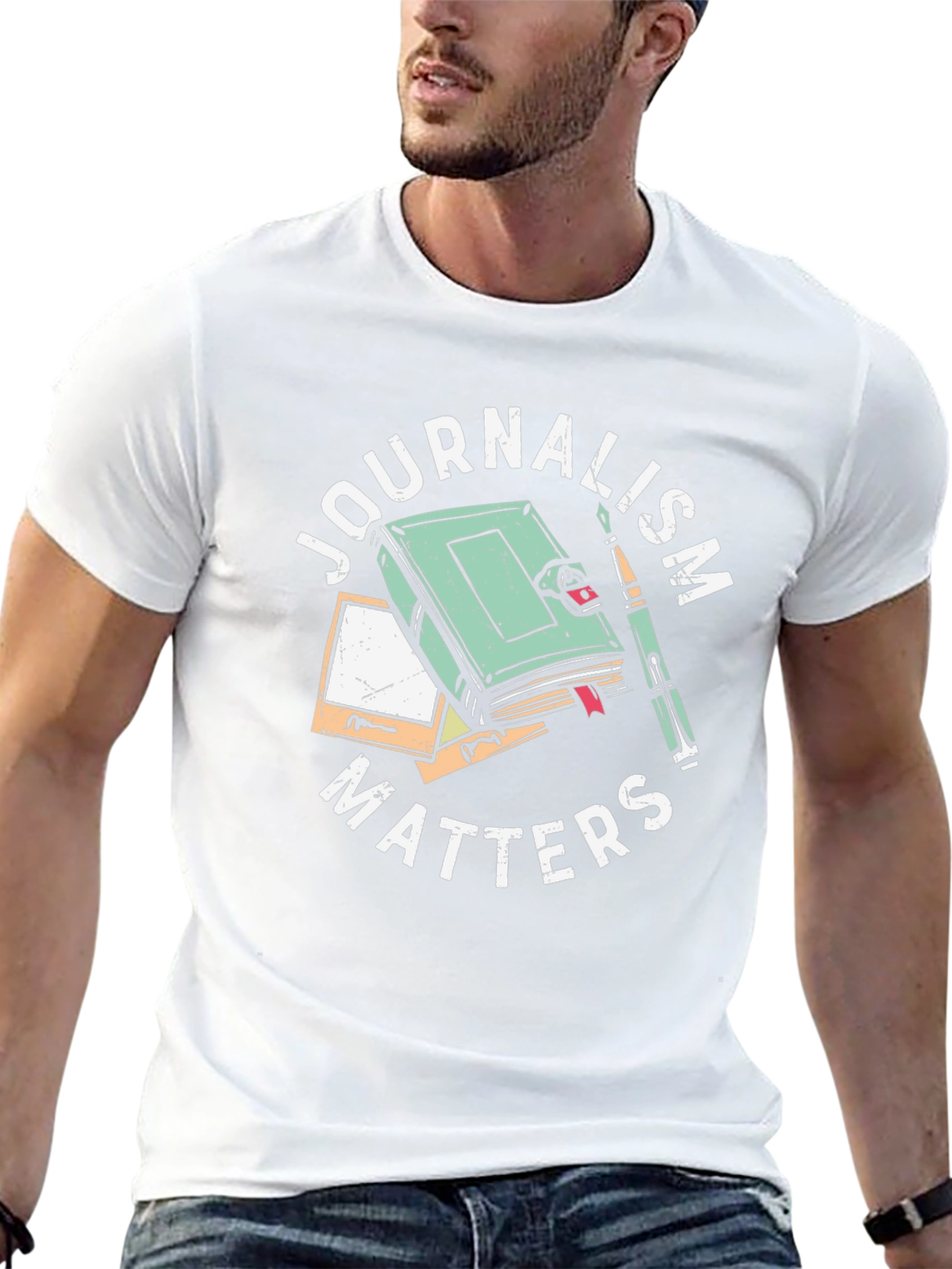 Journalism Matters Graphic Tee - Black T-Shirt