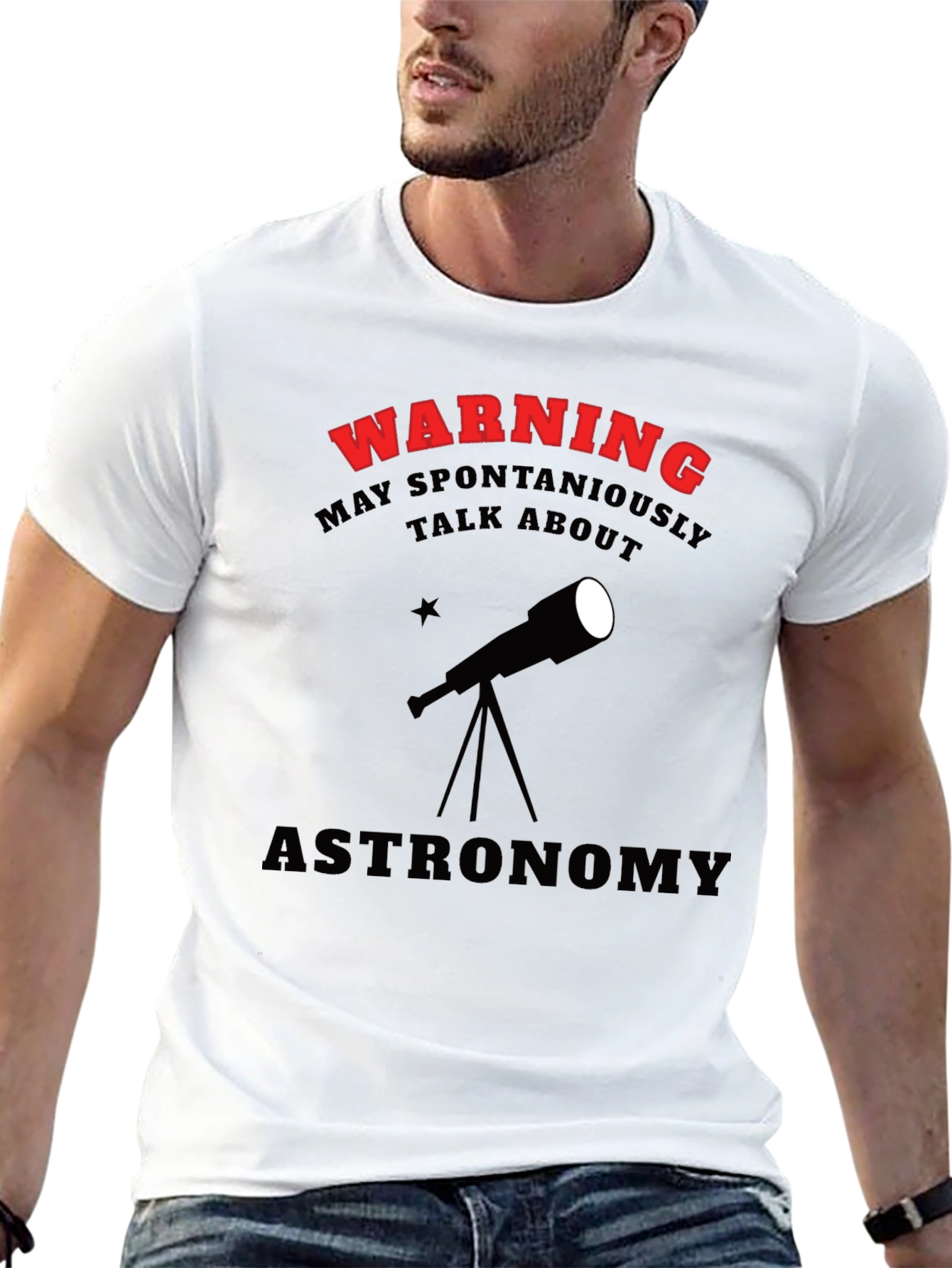 Astronomy Warning Graphic T-Shirt
