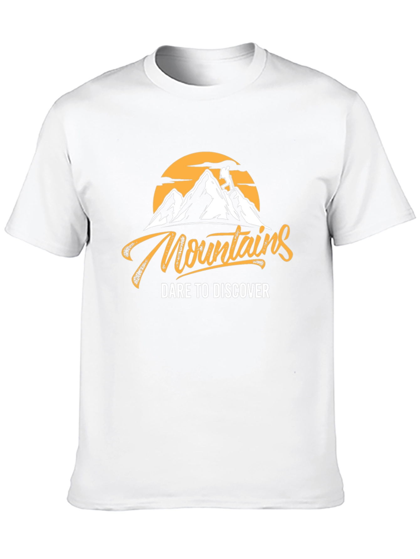 Mountains Graphic Tee - Dare to Discover Adventure Shirt