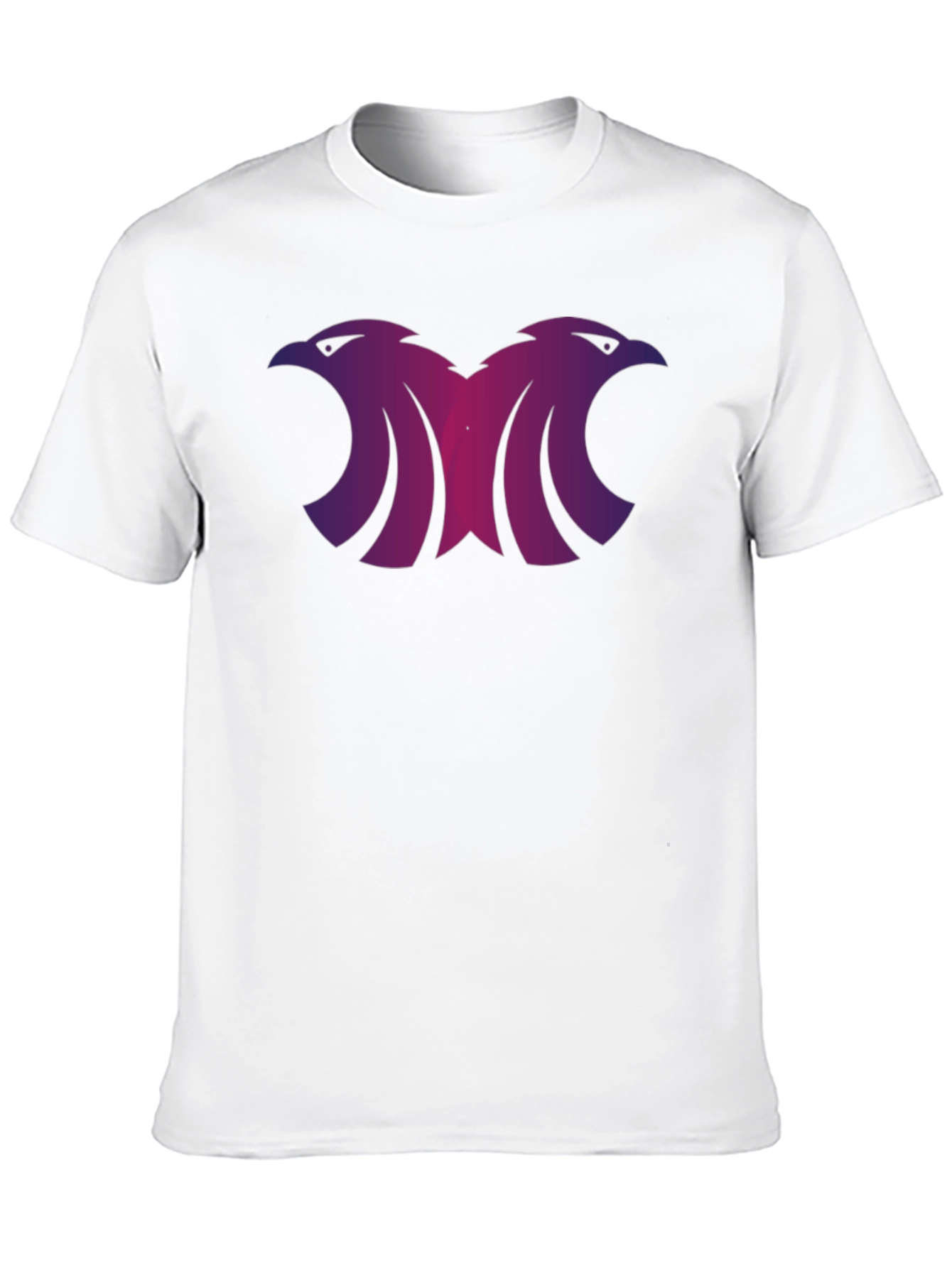 Black Tee with Double Eagle Graphic