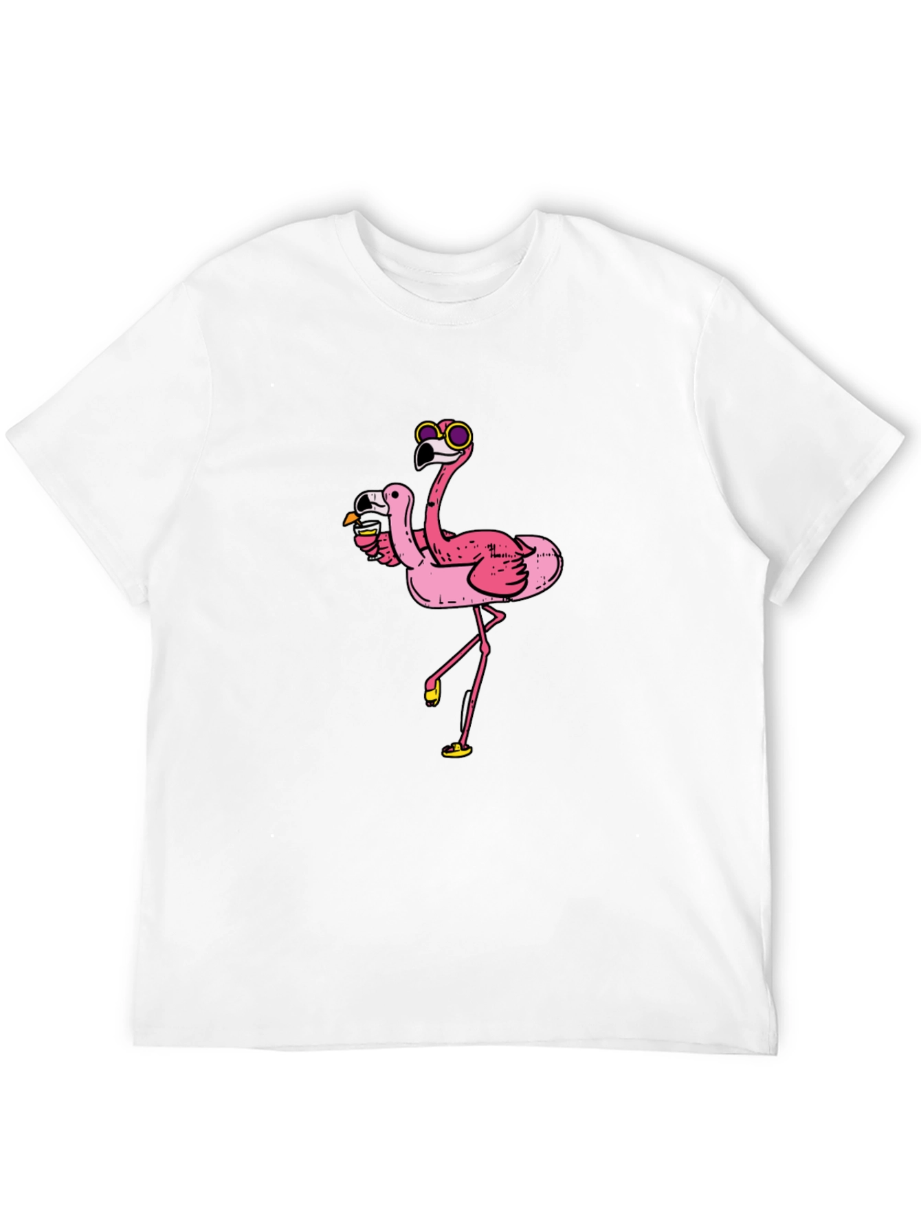 Funky Flamingo Tee - Party Animal Vibe!