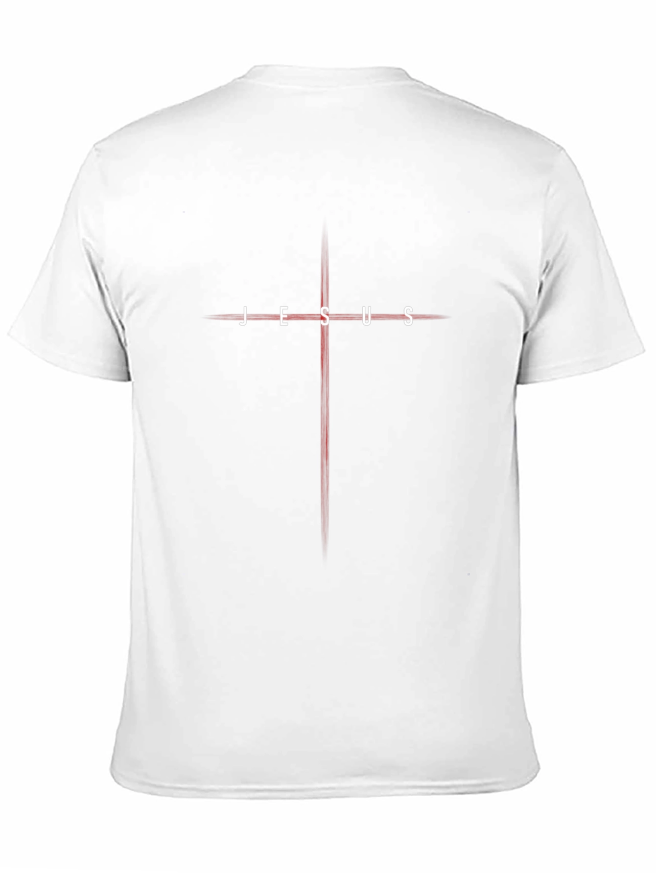 Jesus Cross Graphic Tee - Black Religious T-Shirt