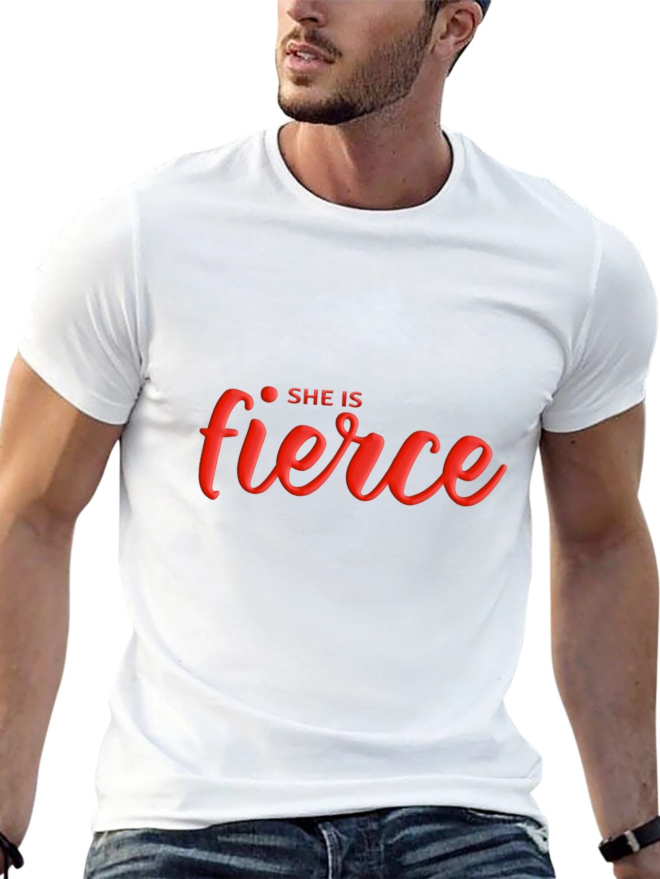 She is Fierce Graphic T-Shirt