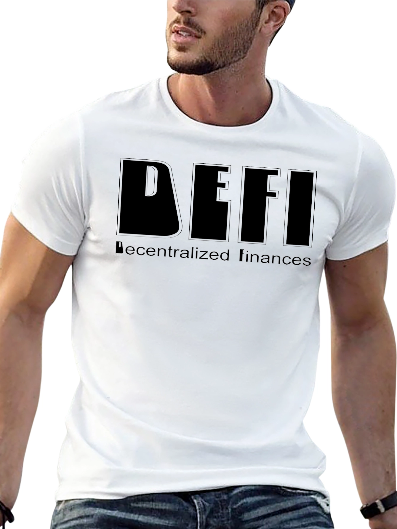 DeFi Decentralized Finances Black T-Shirt